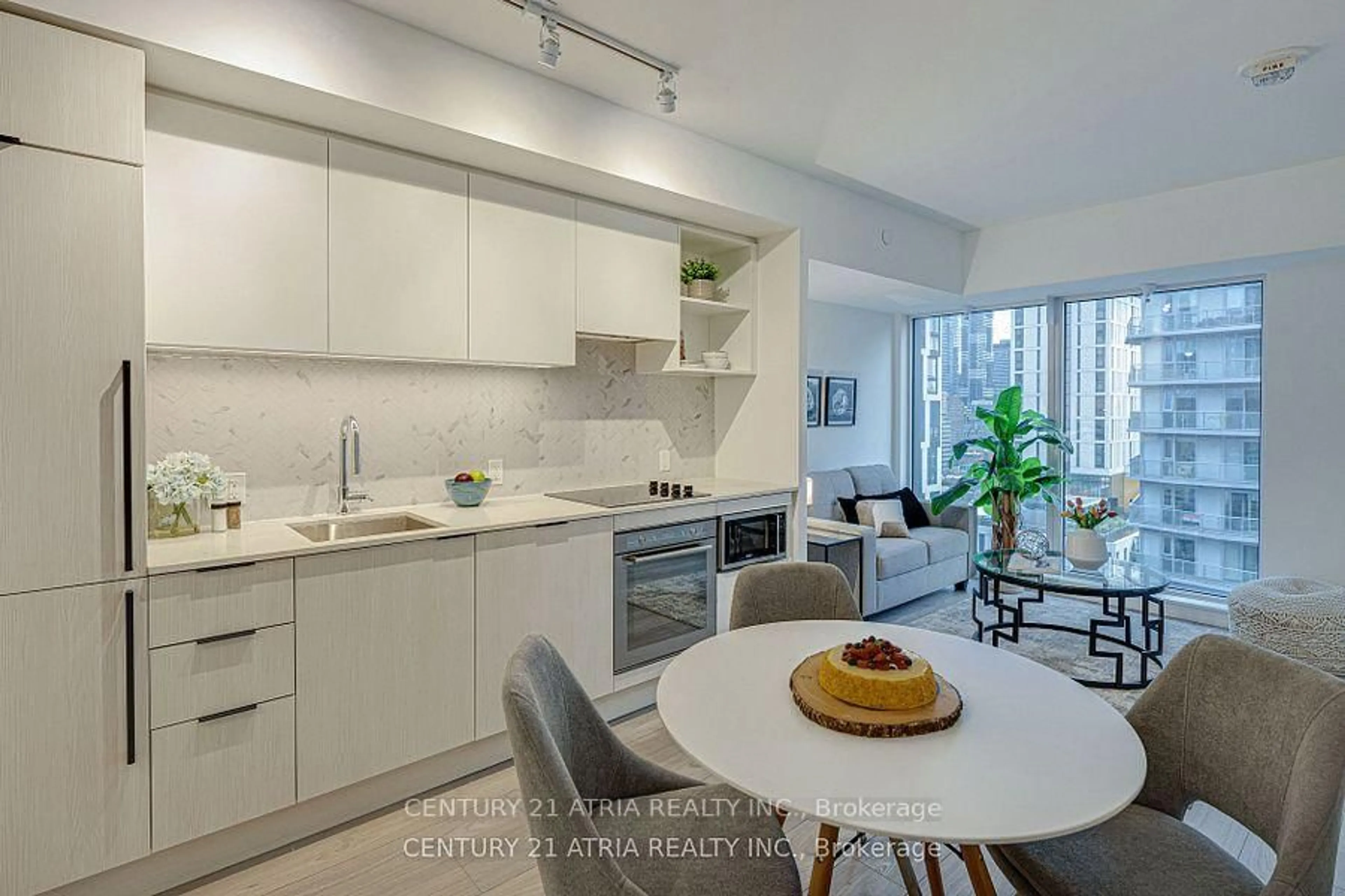 Open concept kitchen, unknown for 82 Dalhousie St #2215, Toronto Ontario M5B 0C5