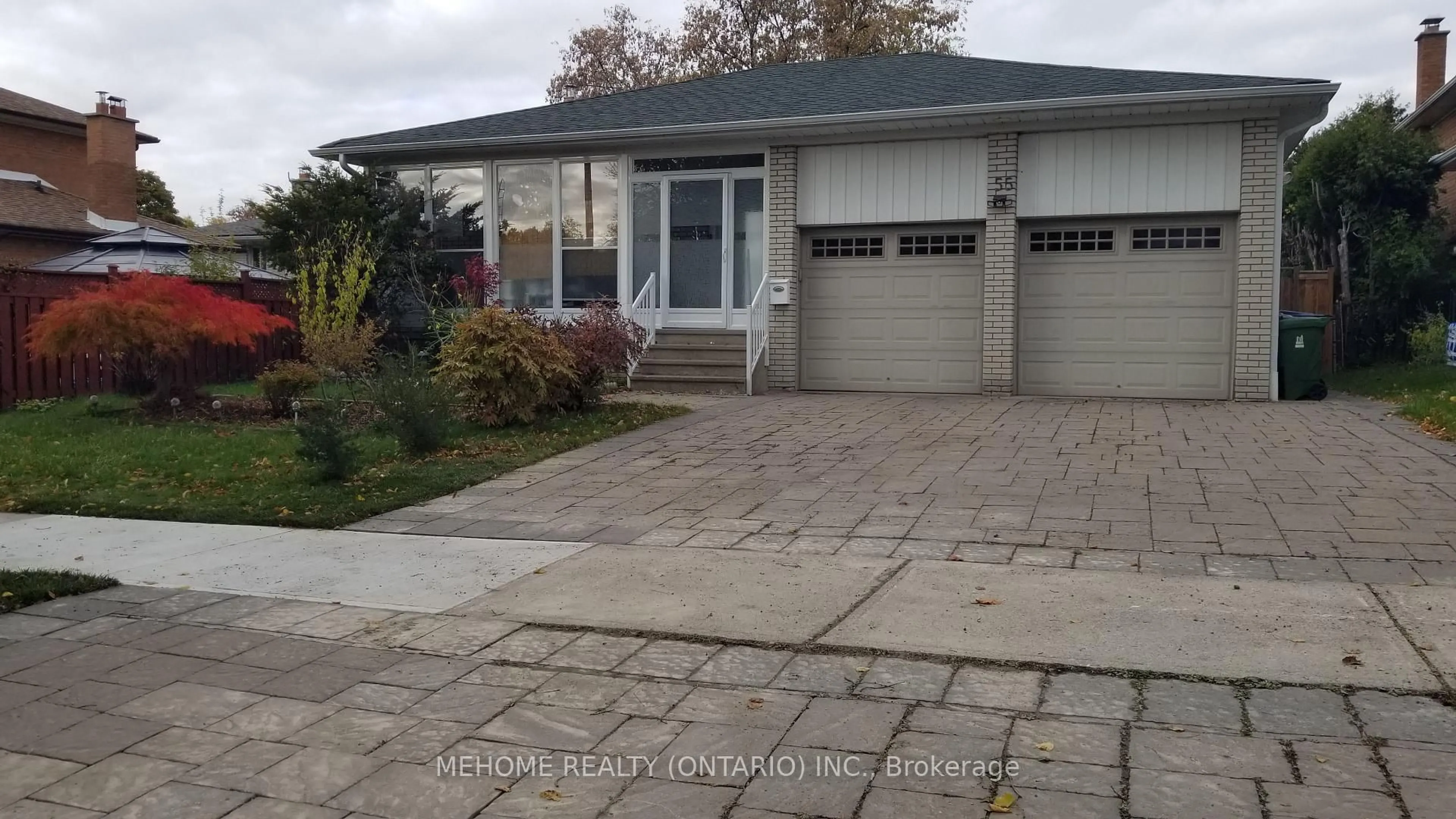 Home with vinyl exterior material, street for 55 Adamede Cres, Toronto Ontario M2H 1B6