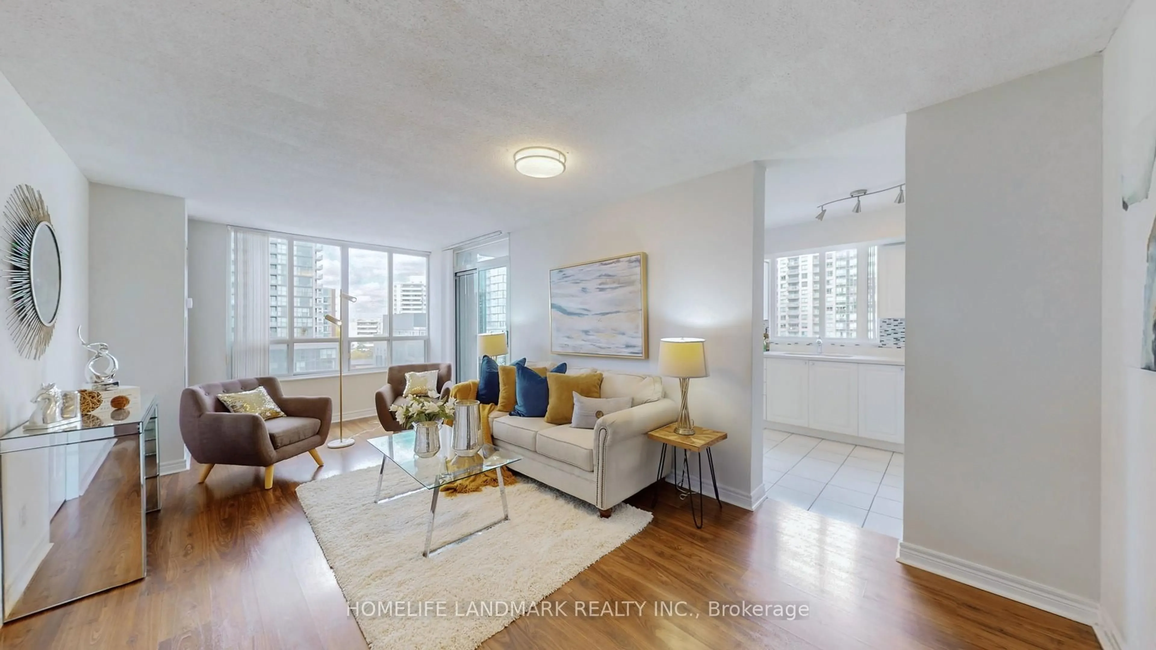 Living room with furniture, unknown for 28 Empress Ave #1103, Toronto Ontario M2N 6Z7