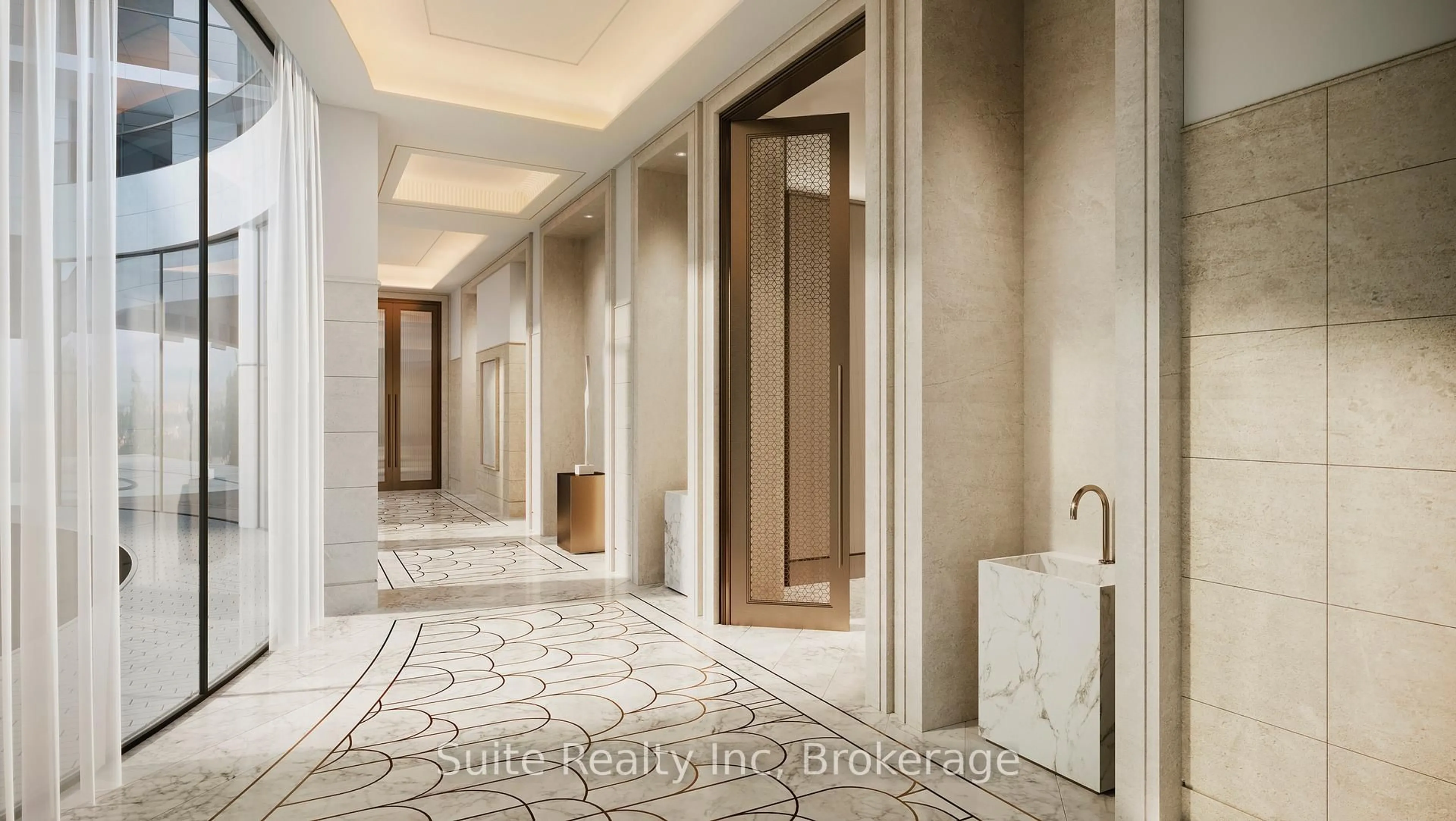 Indoor foyer for 505 Glencairn Ave #406, Toronto Ontario M6B 0B2