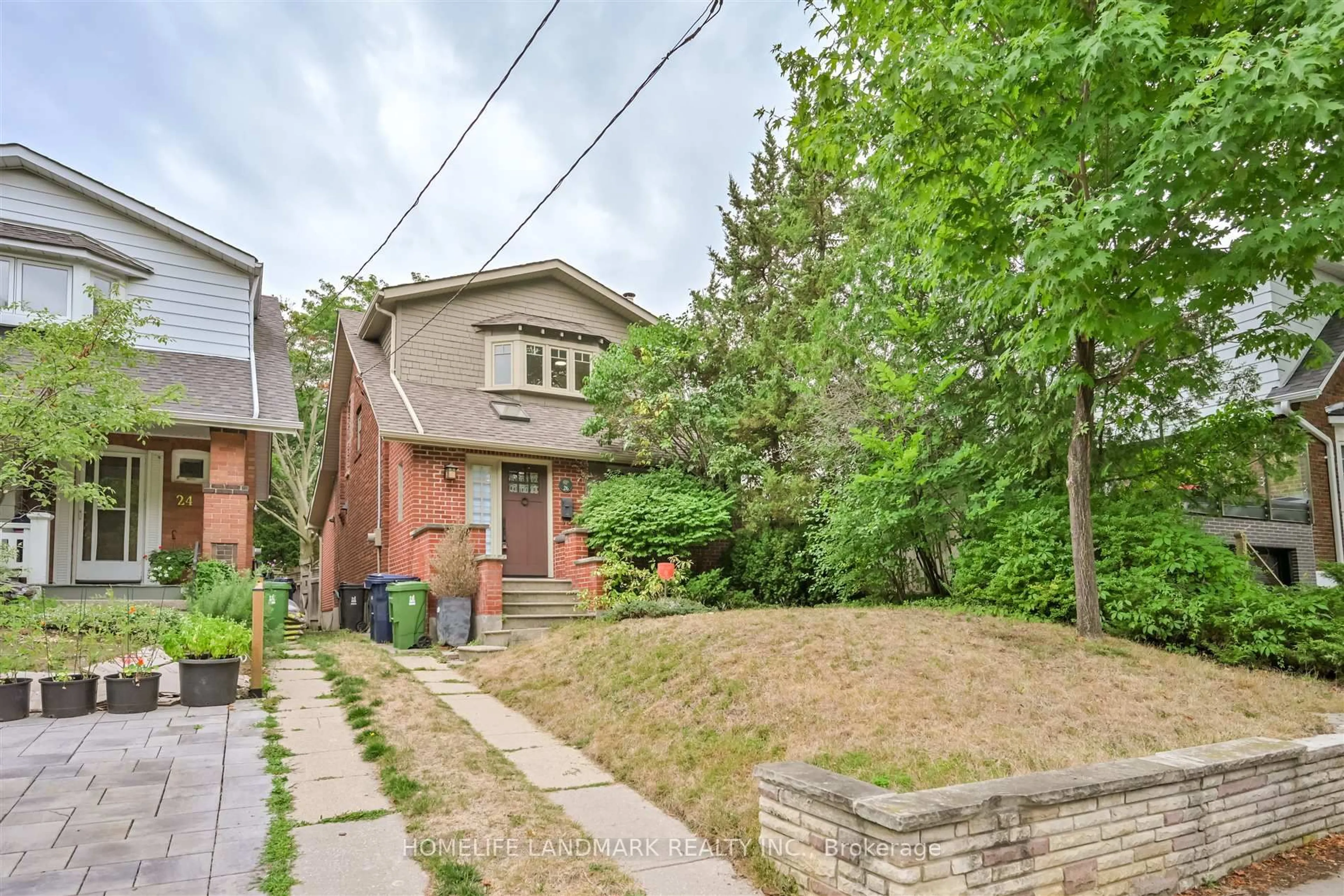 Home with brick exterior material, street for 26 Birdsall Ave, Toronto Ontario M4R 2B8