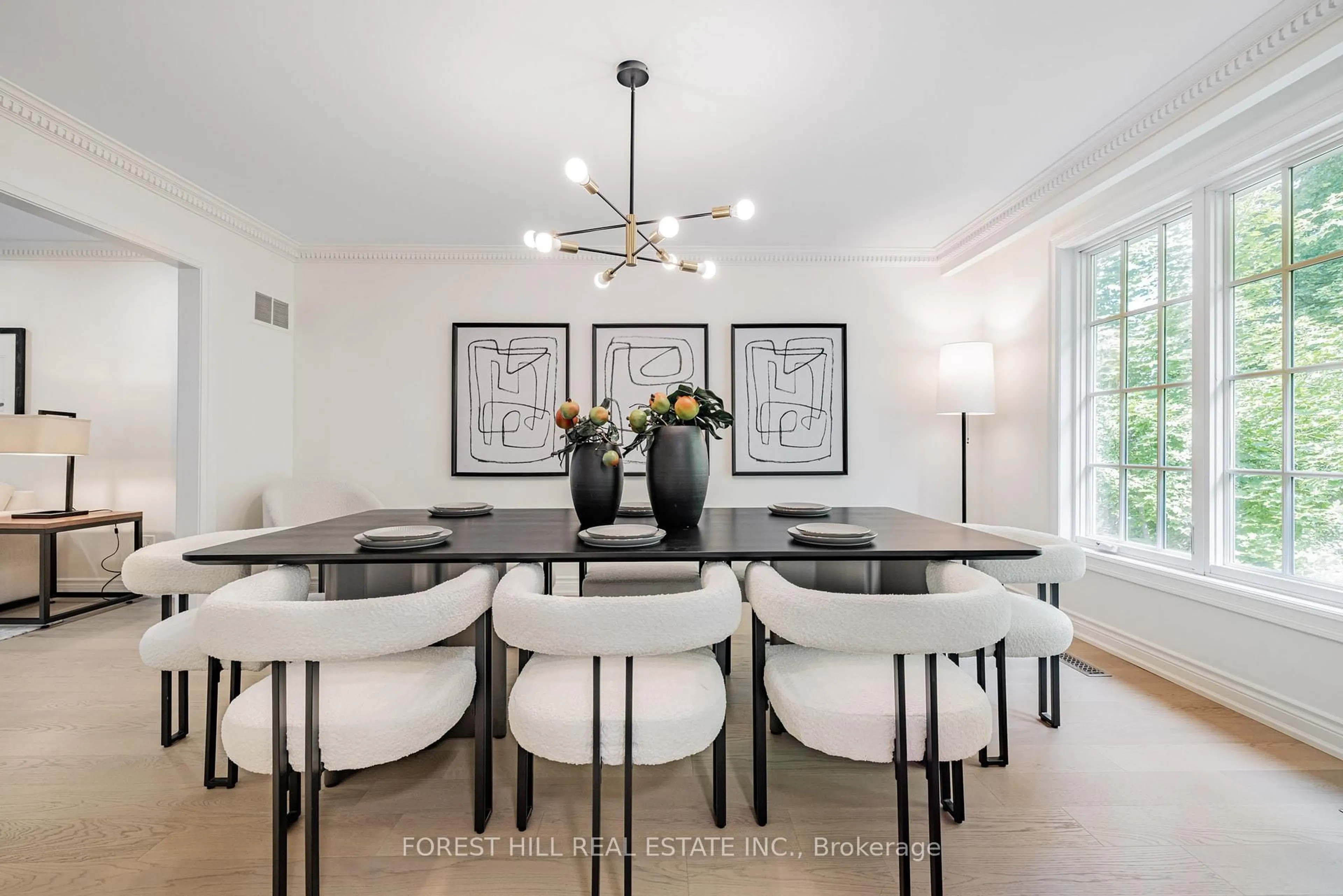 Dining room, ceramic/tile floor for 37 Abbeywood Tr, Toronto Ontario M3B 3B4