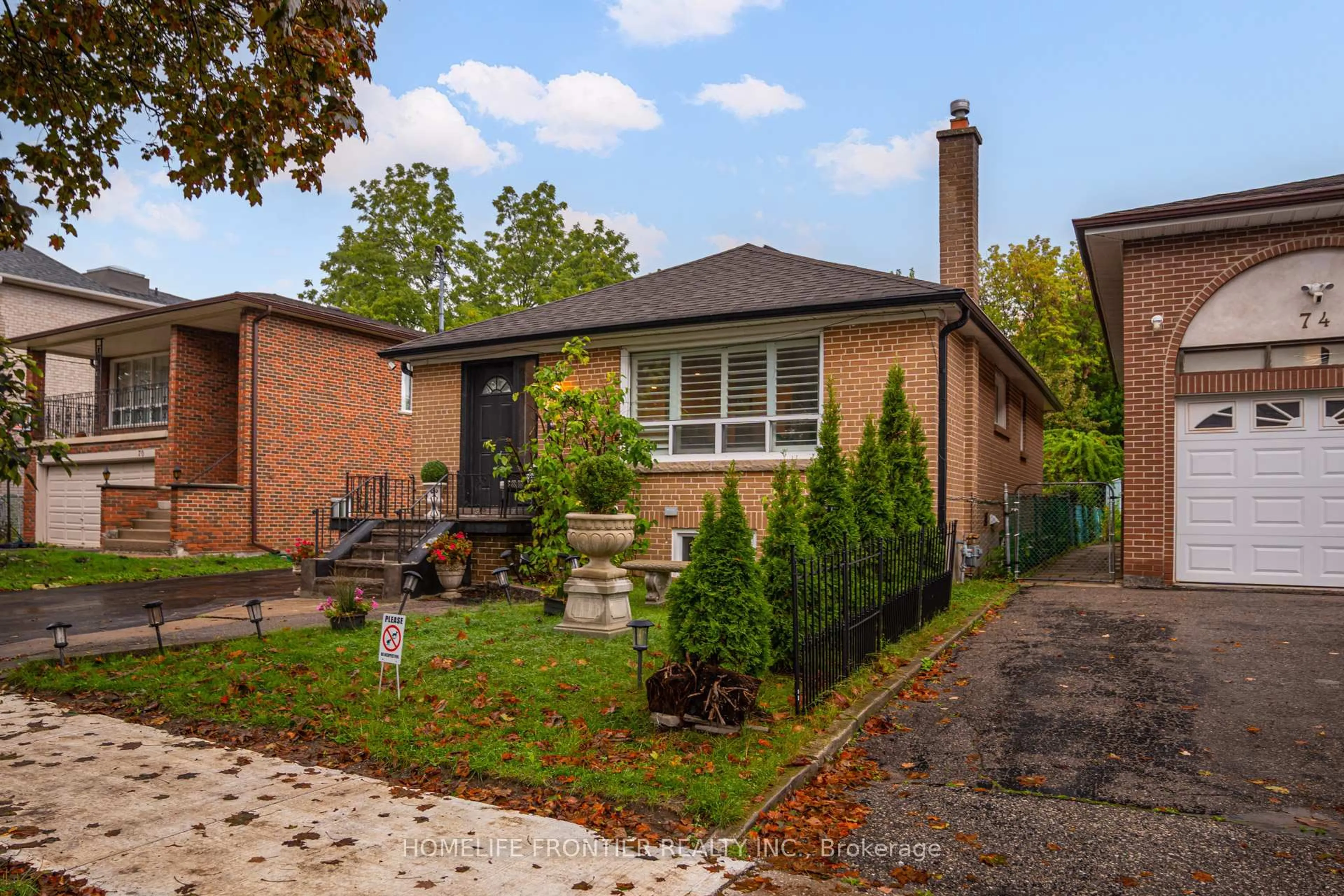 Home with brick exterior material, street for 72 Newton Dr, Toronto Ontario M2M 2M9