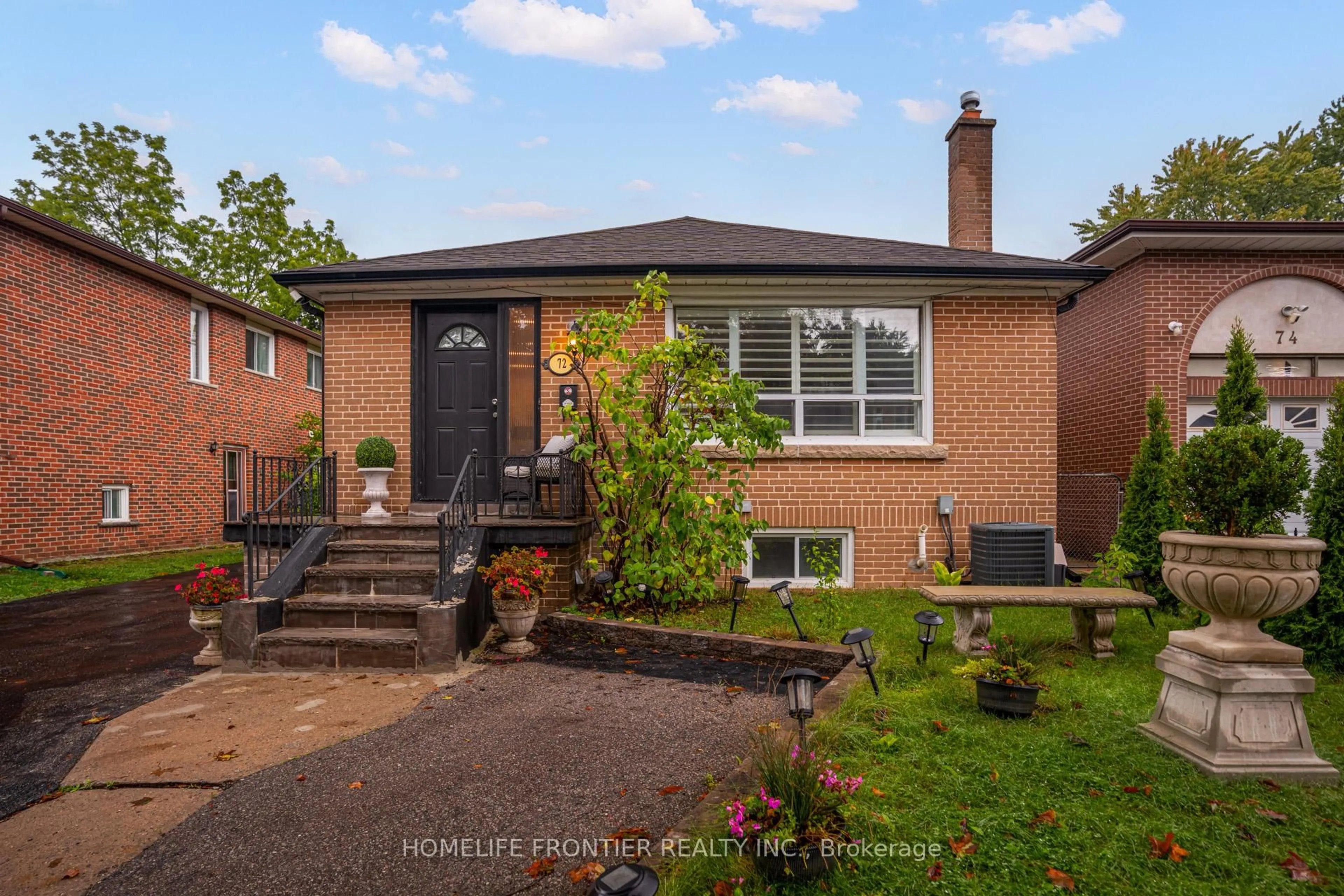 Home with brick exterior material, street for 72 Newton Dr, Toronto Ontario M2M 2M9