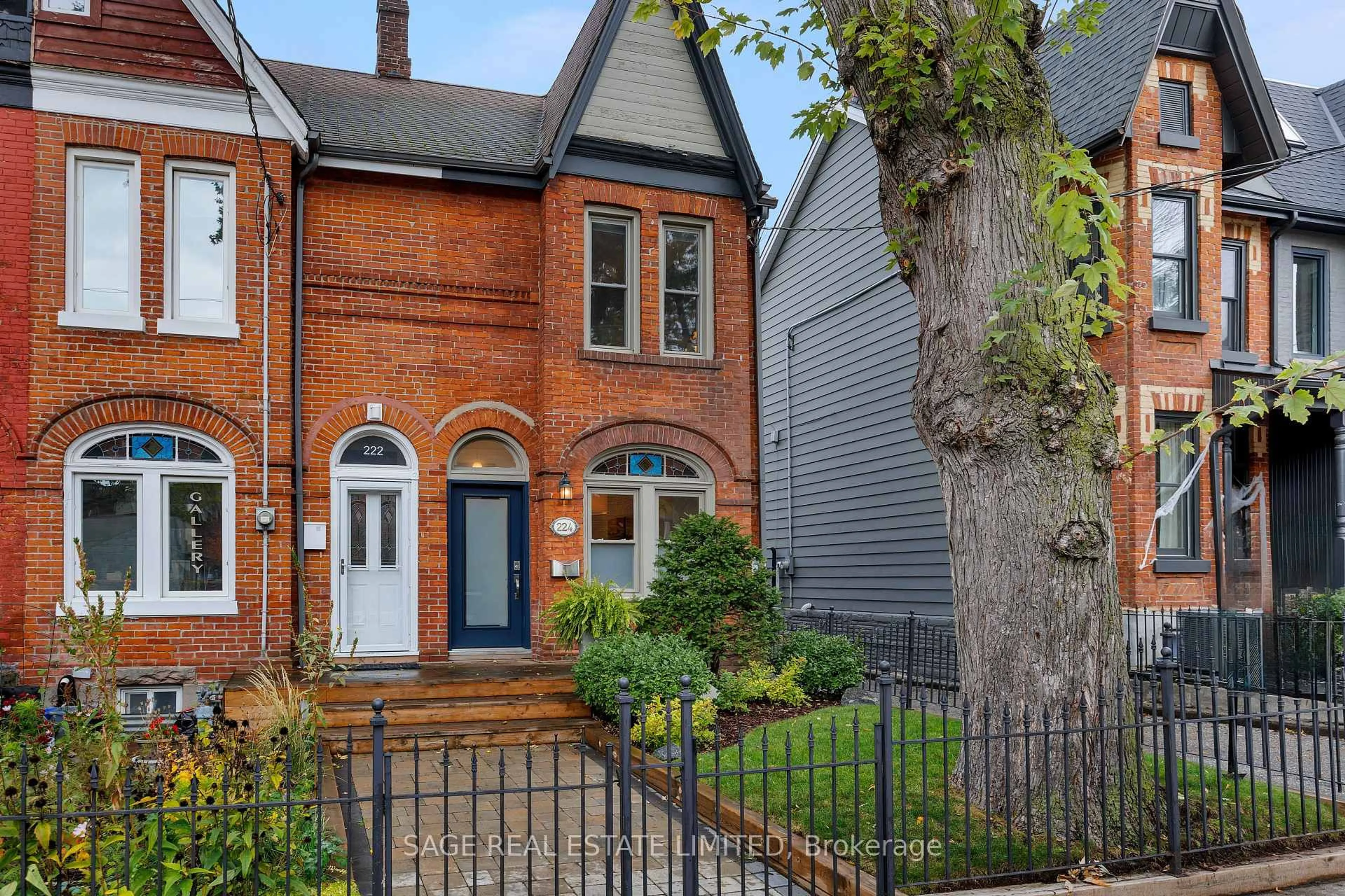 Home with brick exterior material, street for 224 Lisgar St, Toronto Ontario M6J 3G7