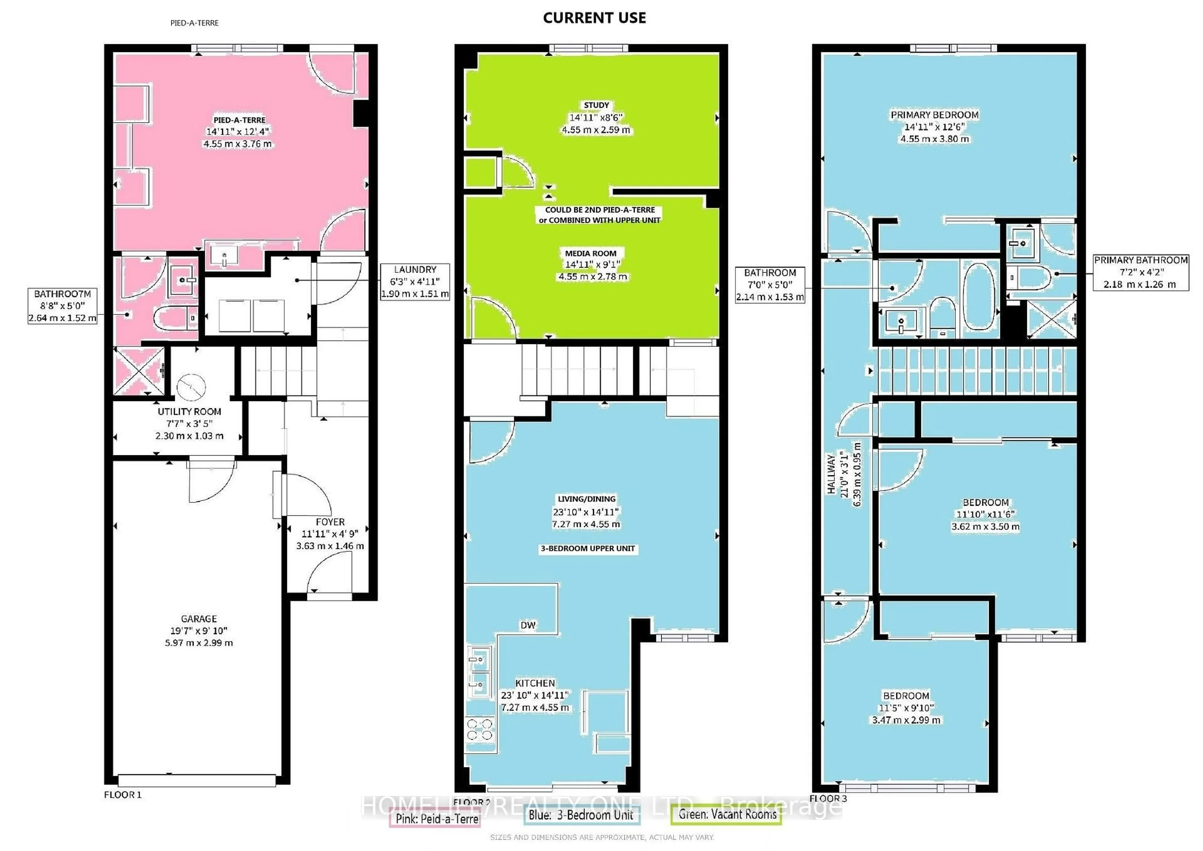 Floor plan for 77 Tecumseth St, Toronto Ontario M6J 2G8