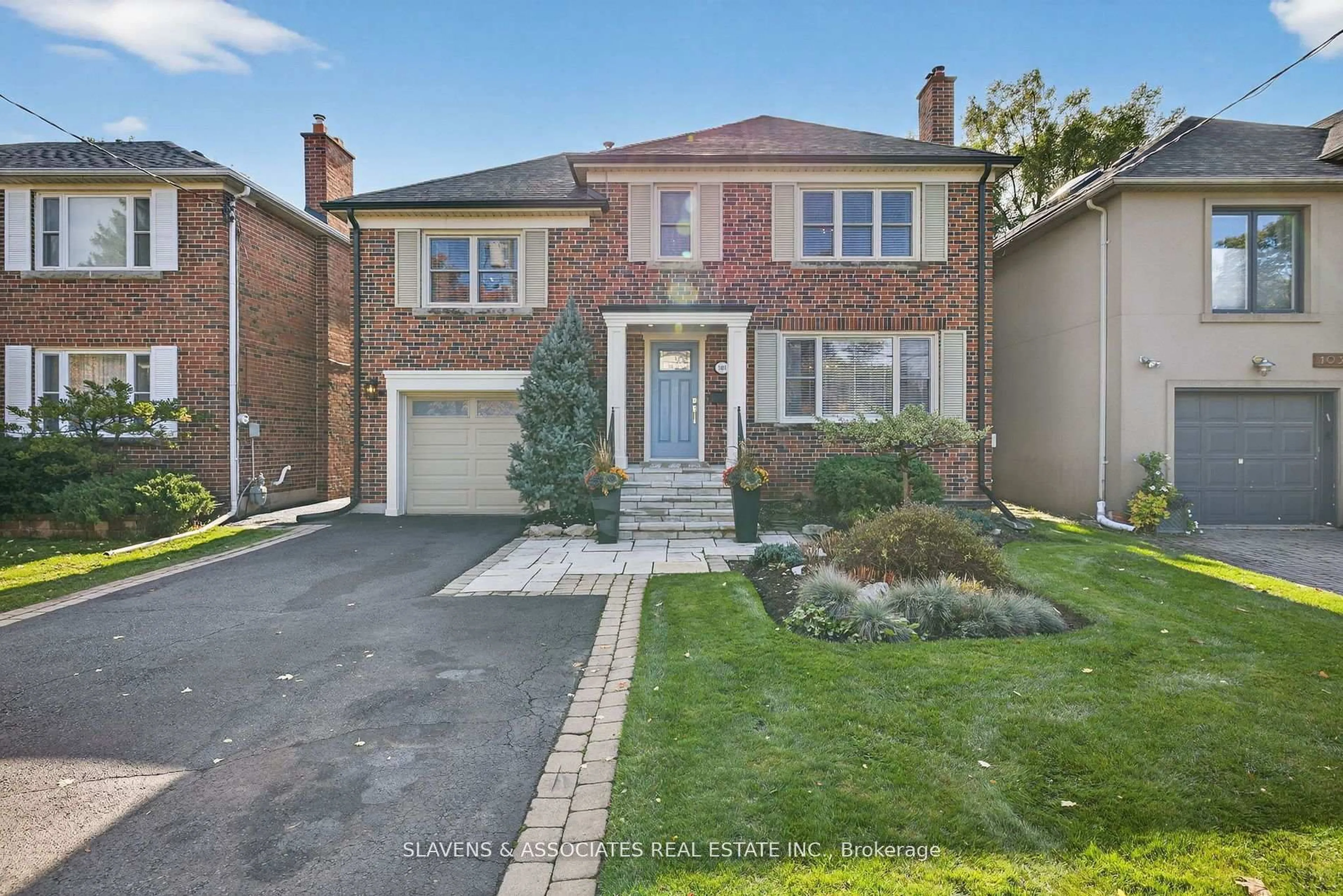 Home with brick exterior material, street for 101 Bombay Ave, Toronto Ontario M3H 1C1