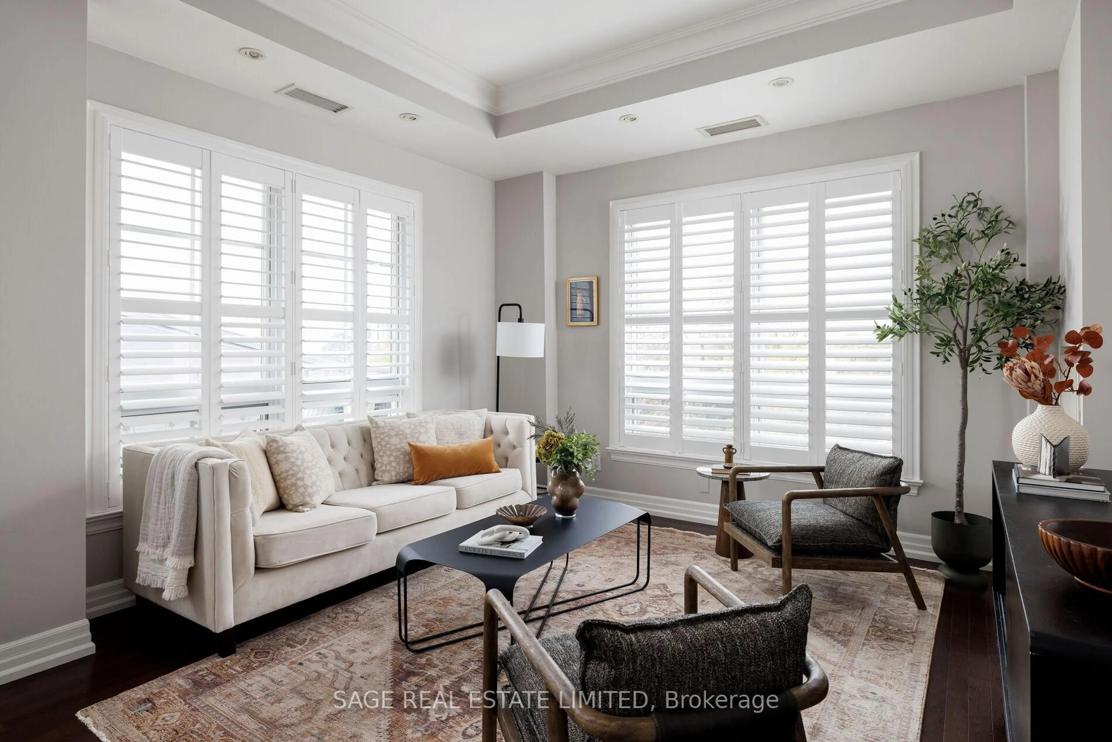 Living room with furniture, unknown for 21 Burkebrook Pl #416, Toronto Ontario M4G 0A2