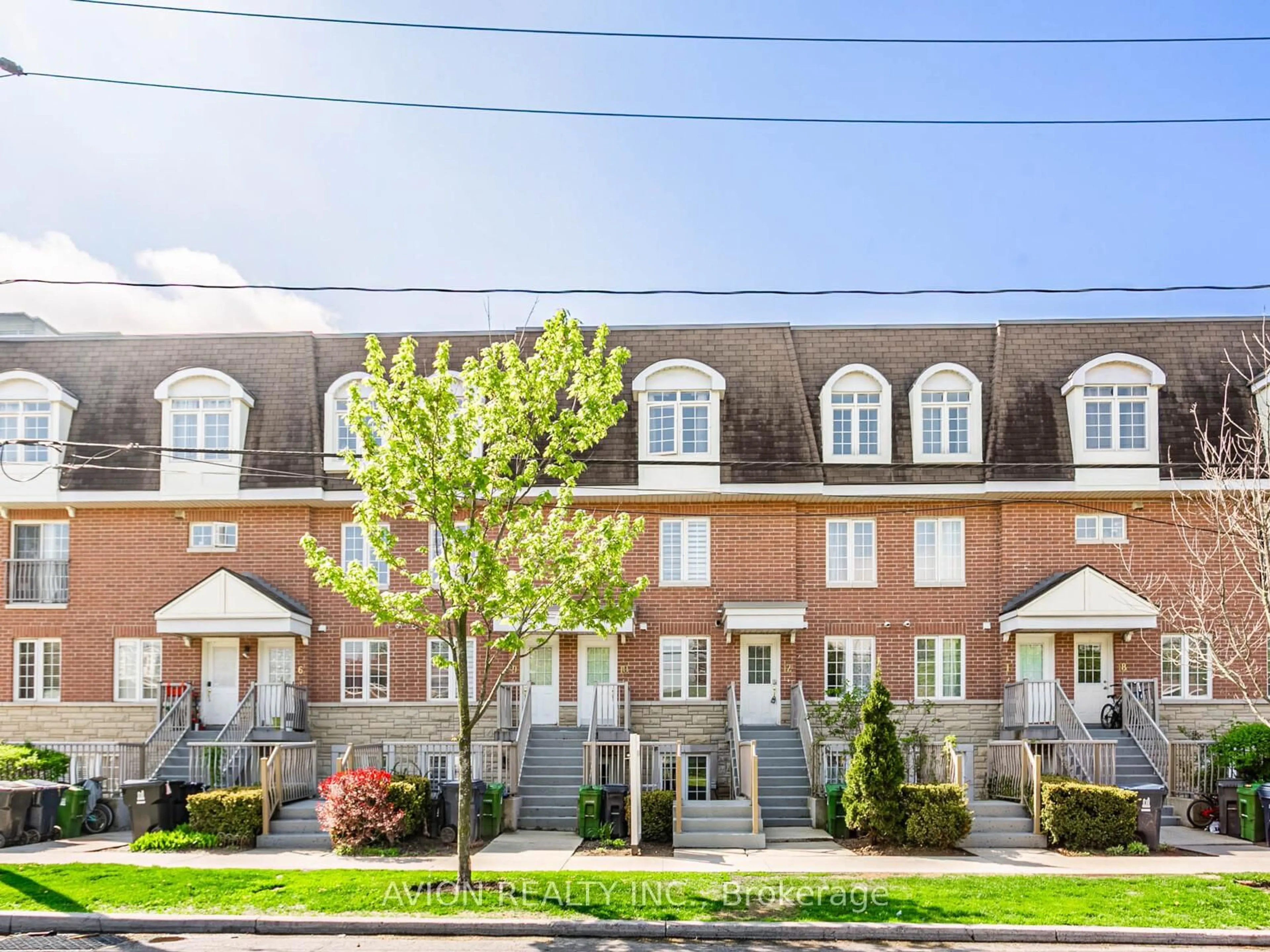 Home with brick exterior material, street for 45 Cedarcroft Blvd #11, Toronto Ontario M2R 3Y2