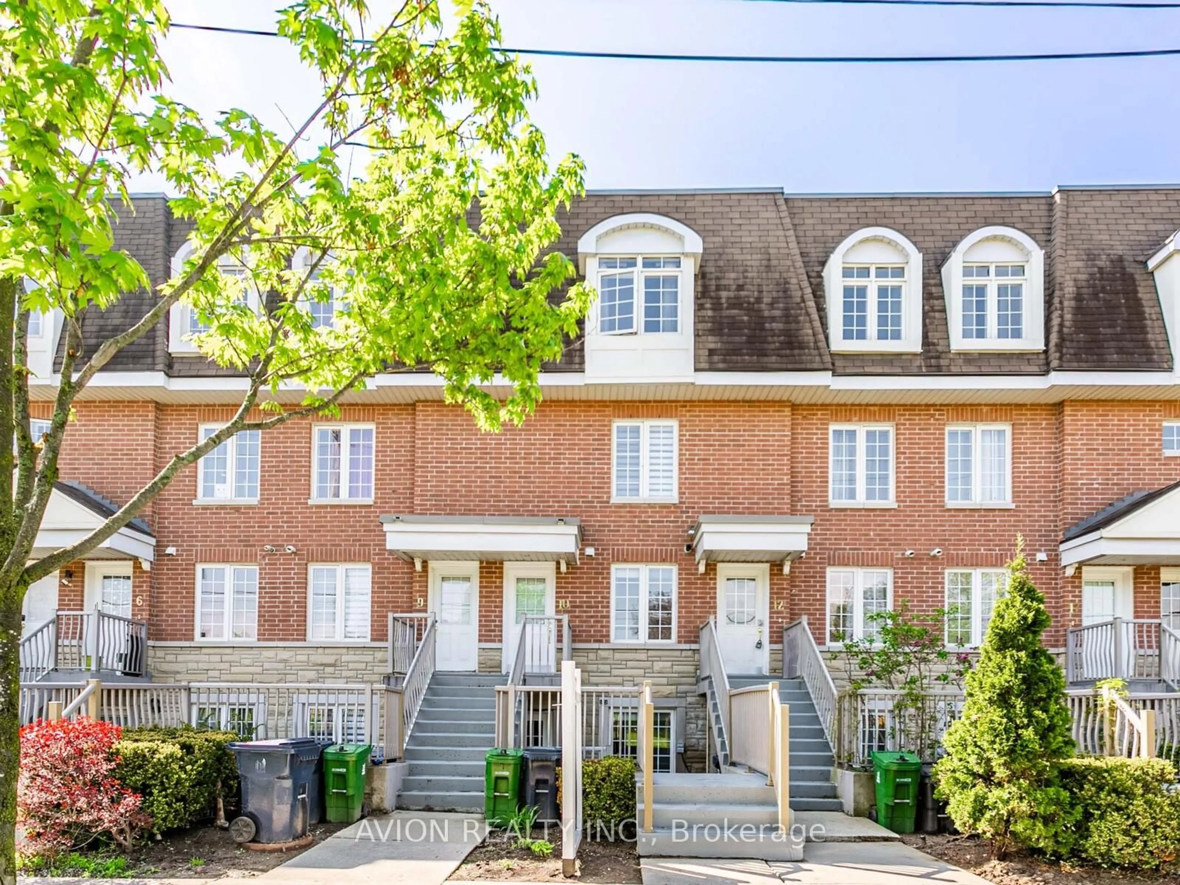 Home with brick exterior material, street for 45 Cedarcroft Blvd #11, Toronto Ontario M2R 3Y2