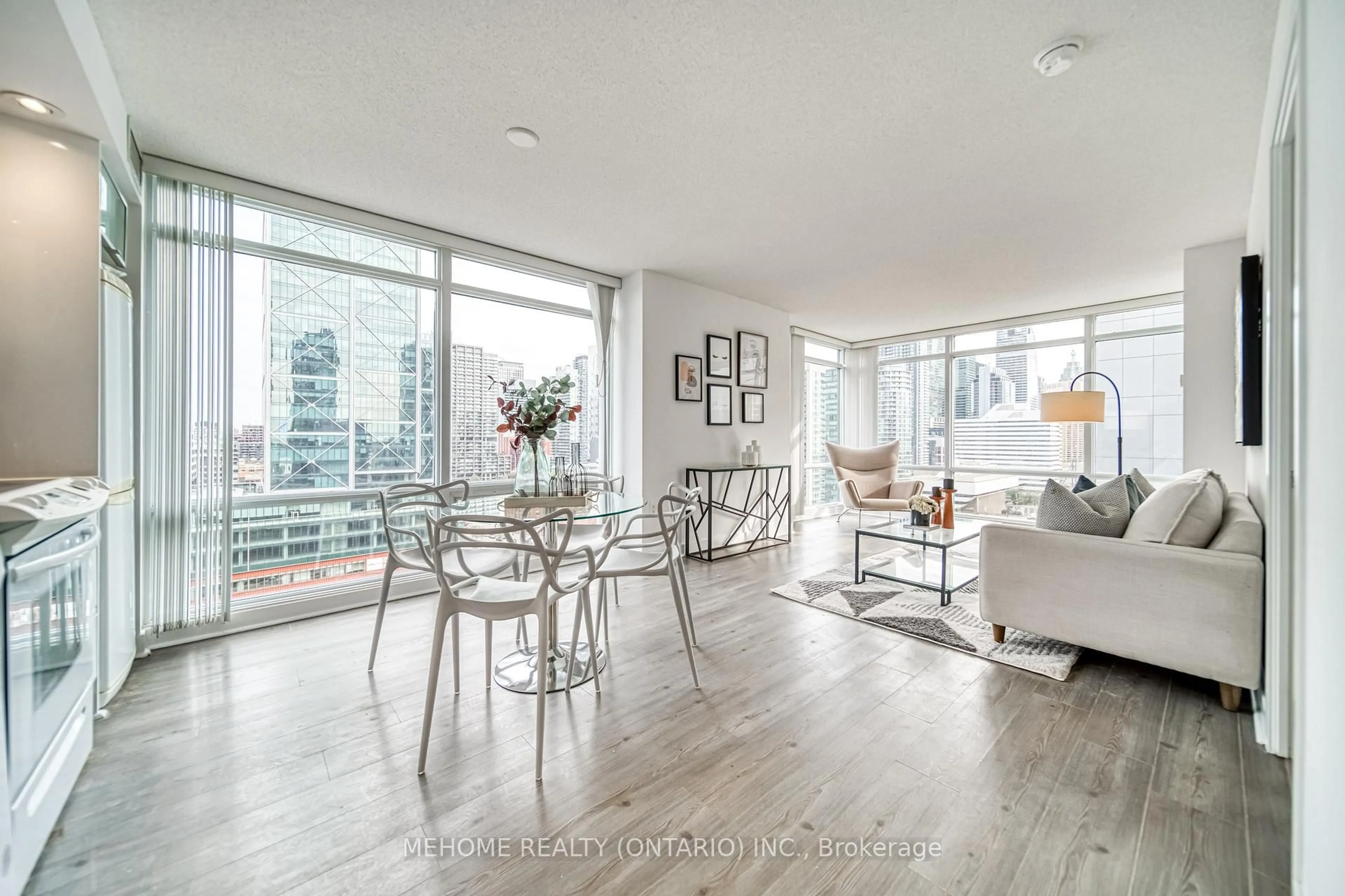 Living room with furniture, unknown for 25 Telegram Mews #1902, Toronto Ontario M5V 3Z1