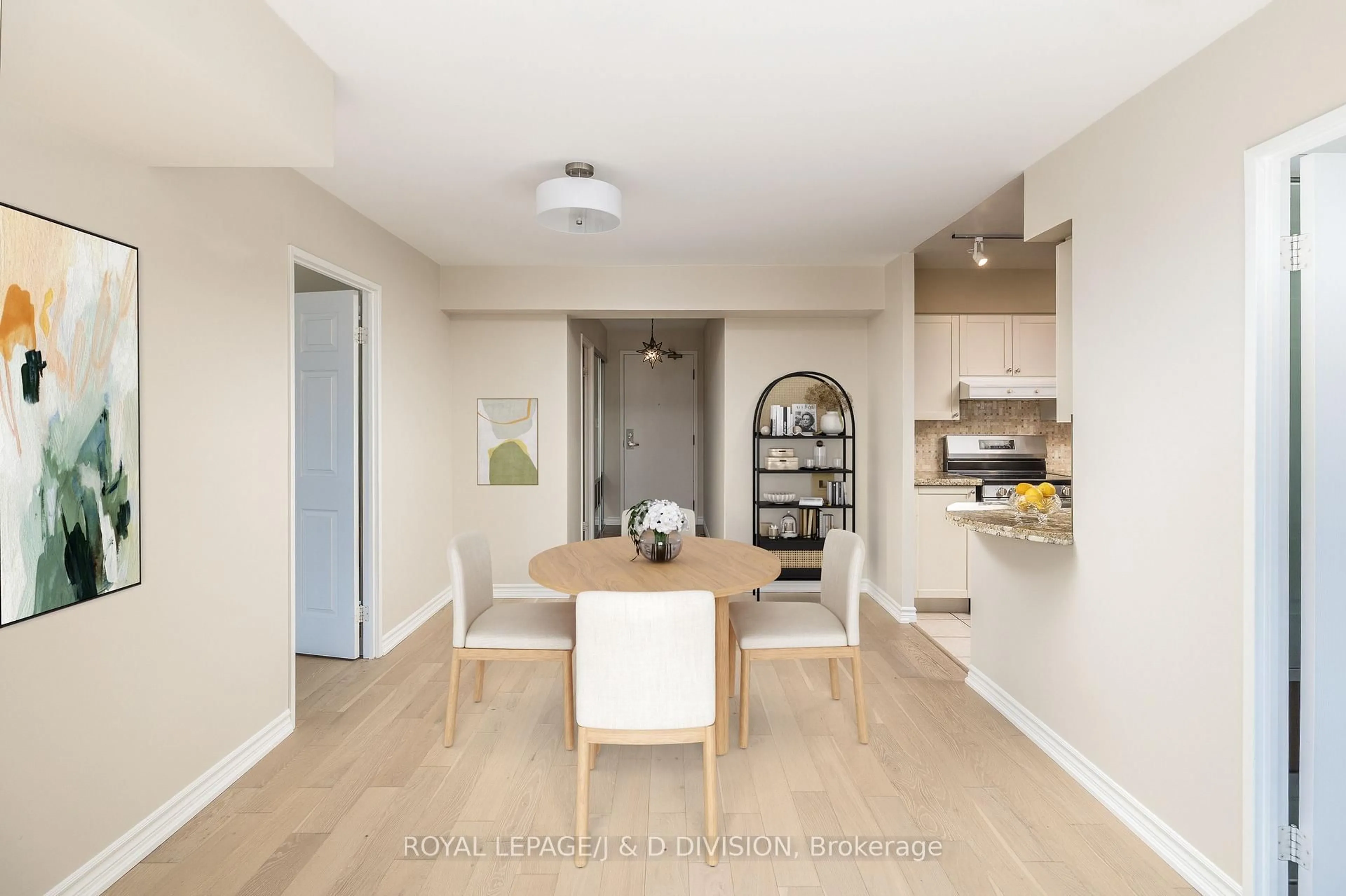 Open concept kitchen, wood/laminate floor for 253 Merton St #805, Toronto Ontario M4S 1A7