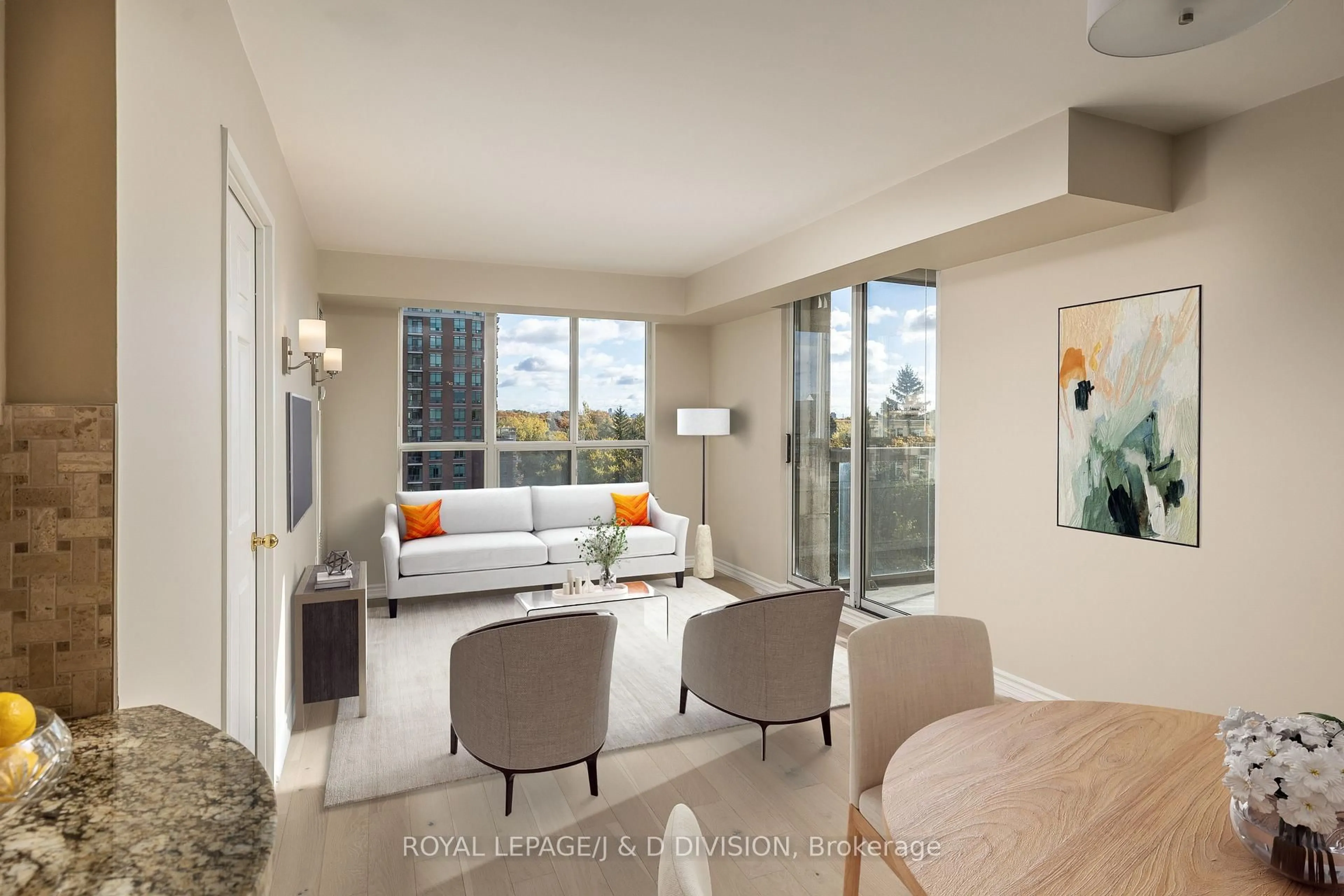 Living room with furniture, unknown for 253 Merton St #805, Toronto Ontario M4S 1A7