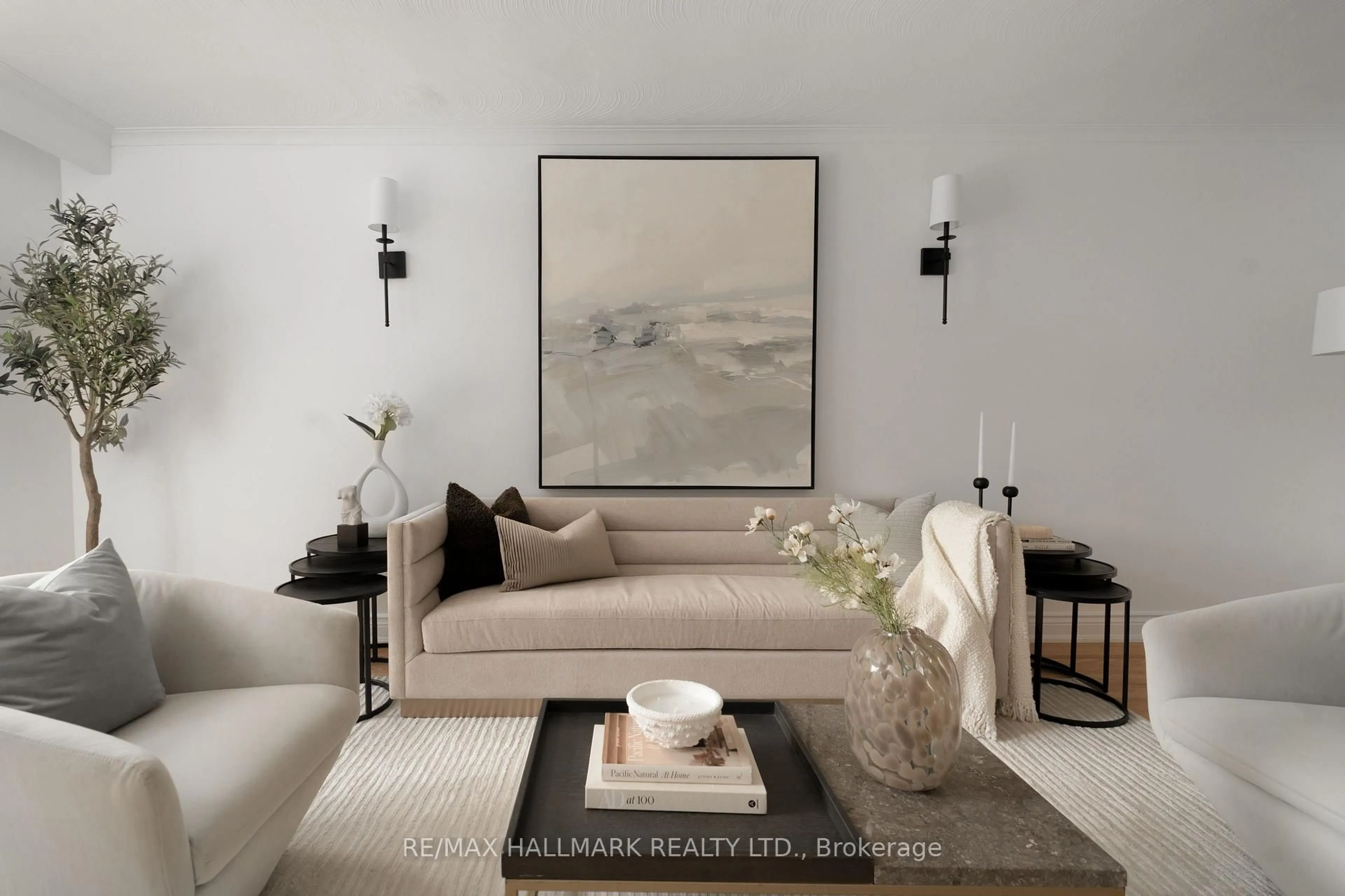 Living room with furniture, unknown for 48 Doubletree Rd, Toronto Ontario M2J 3Z4