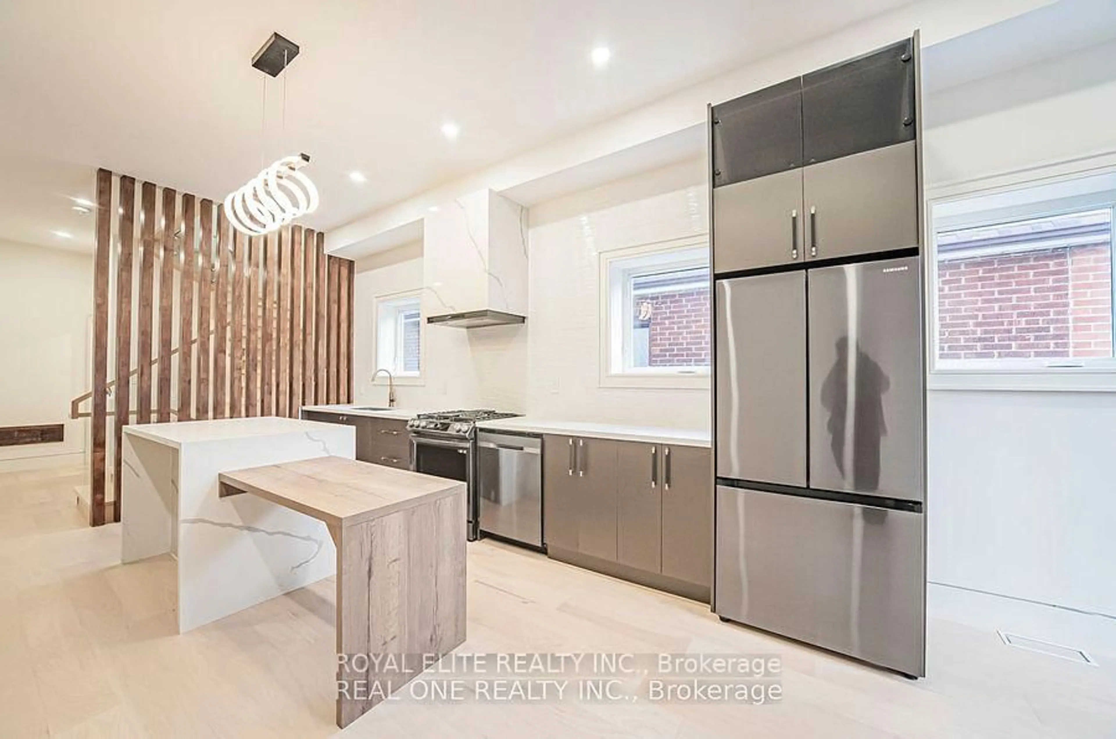Contemporary kitchen, unknown for 16 Mulberry Cres, Toronto Ontario M6C 1N5
