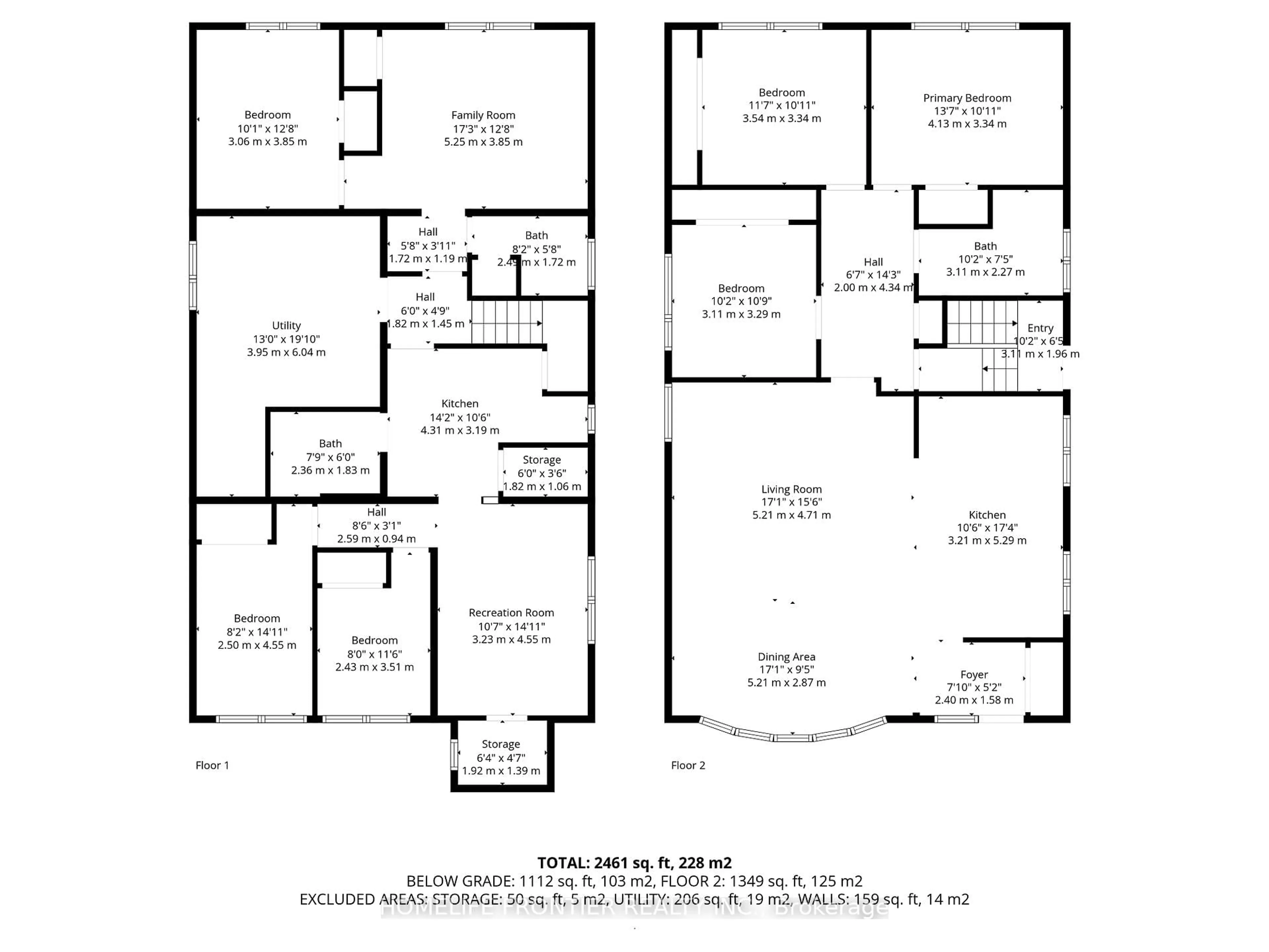 Floor plan for 208 Betty Ann Dr, Toronto Ontario M2R 1A7