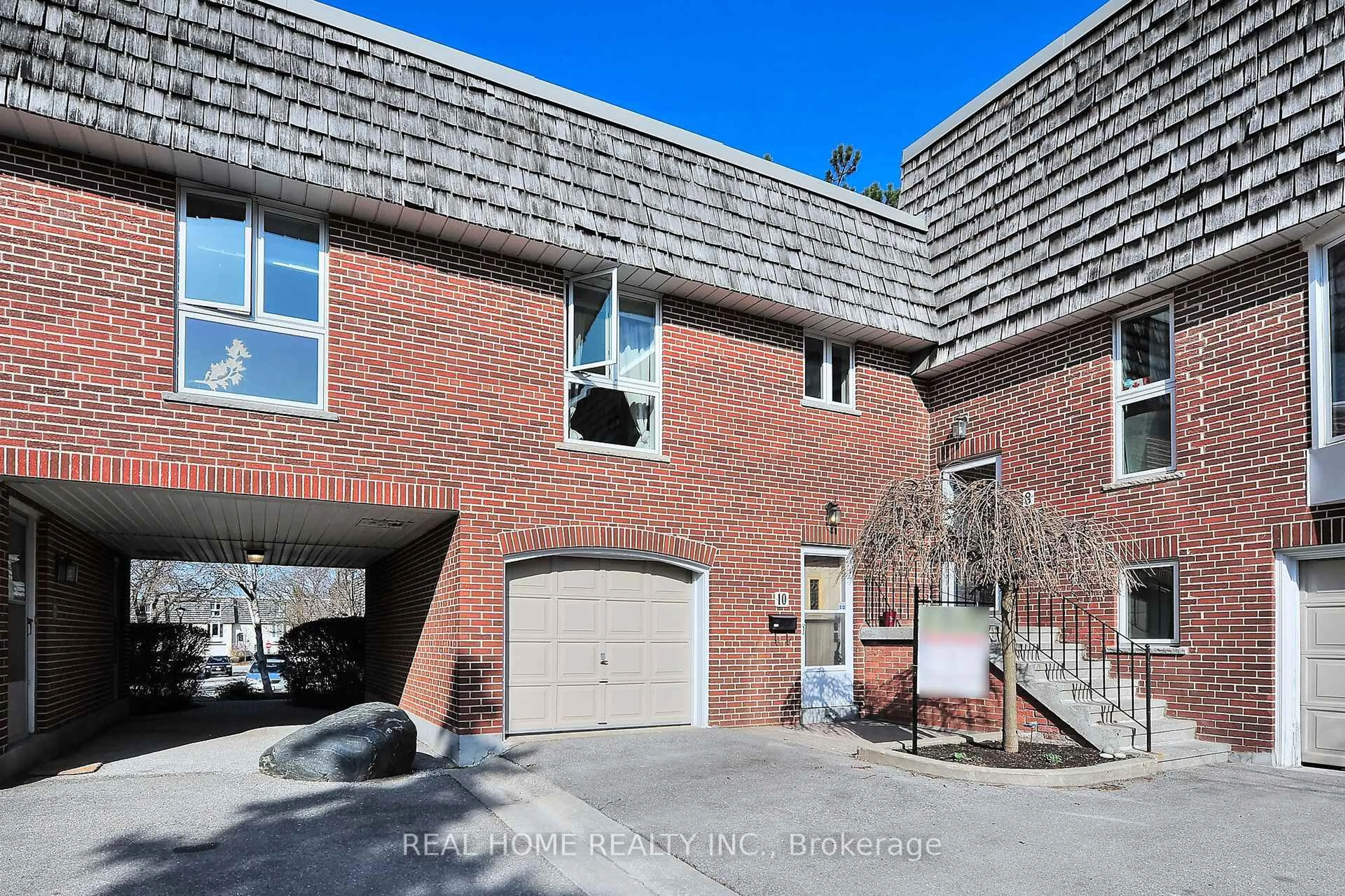 Home with brick exterior material, street for 10 Farina Mill Way, Toronto Ontario M2L 1S1