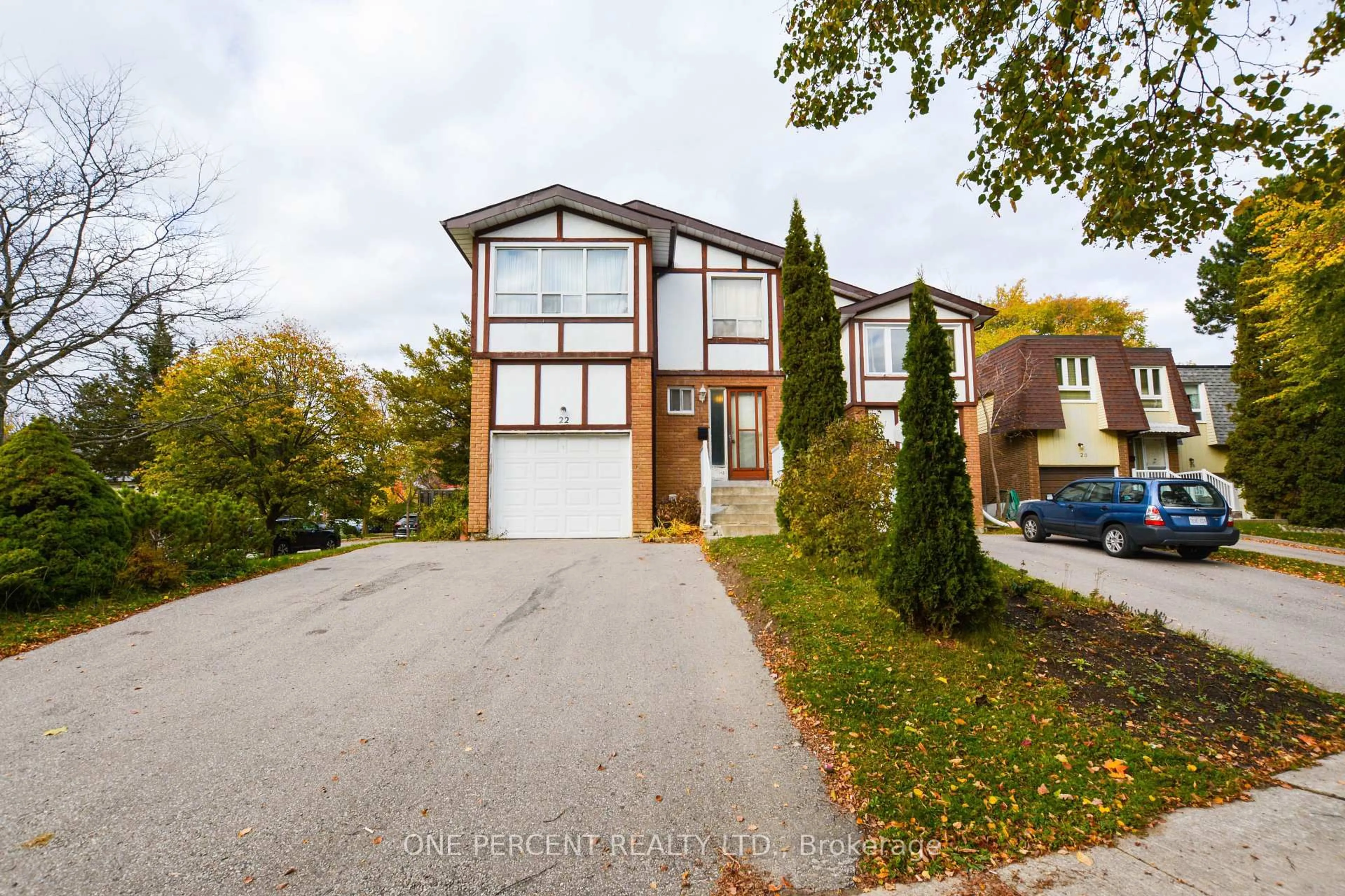 Home with brick exterior material, street for 22 Mintwood Dr, Toronto Ontario M2M 3A7