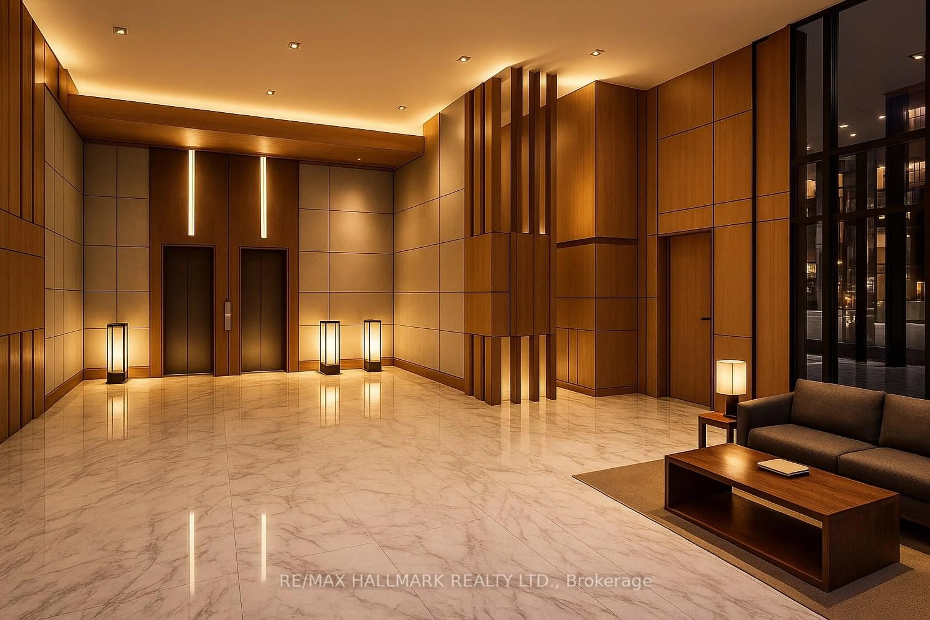 Lobby for 90 Queens Wharf Rd #506, Toronto Ontario M5V 0E6