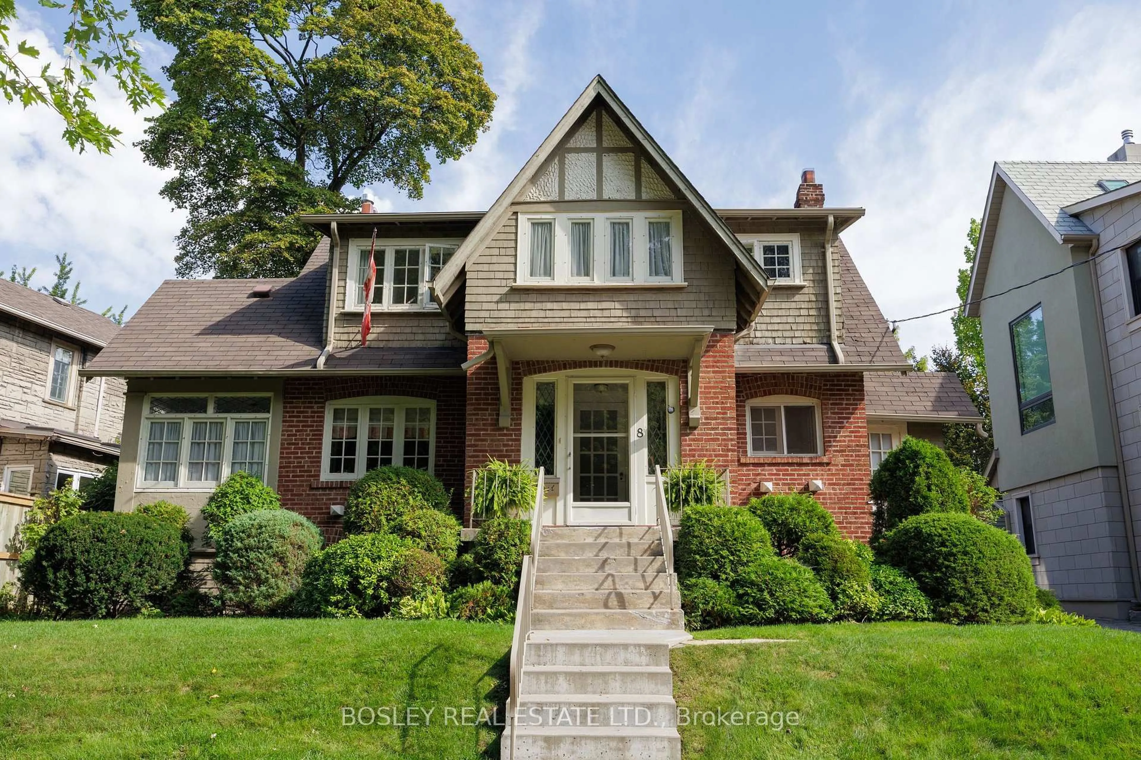 Home with brick exterior material, street for 8 Dawlish Ave, Toronto Ontario M4N 1H1