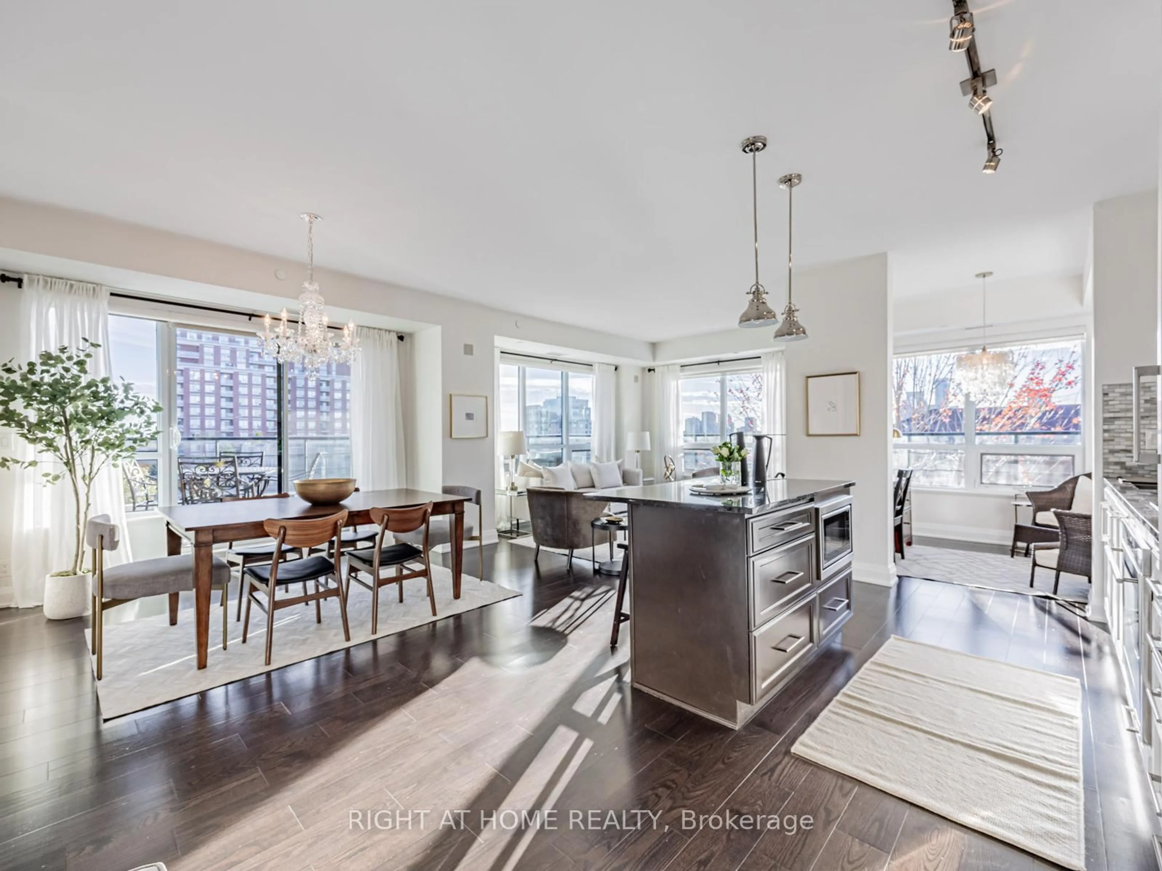 Open concept kitchen, unknown for 21 Clairtrell Rd #405, Toronto Ontario M2N 0G8