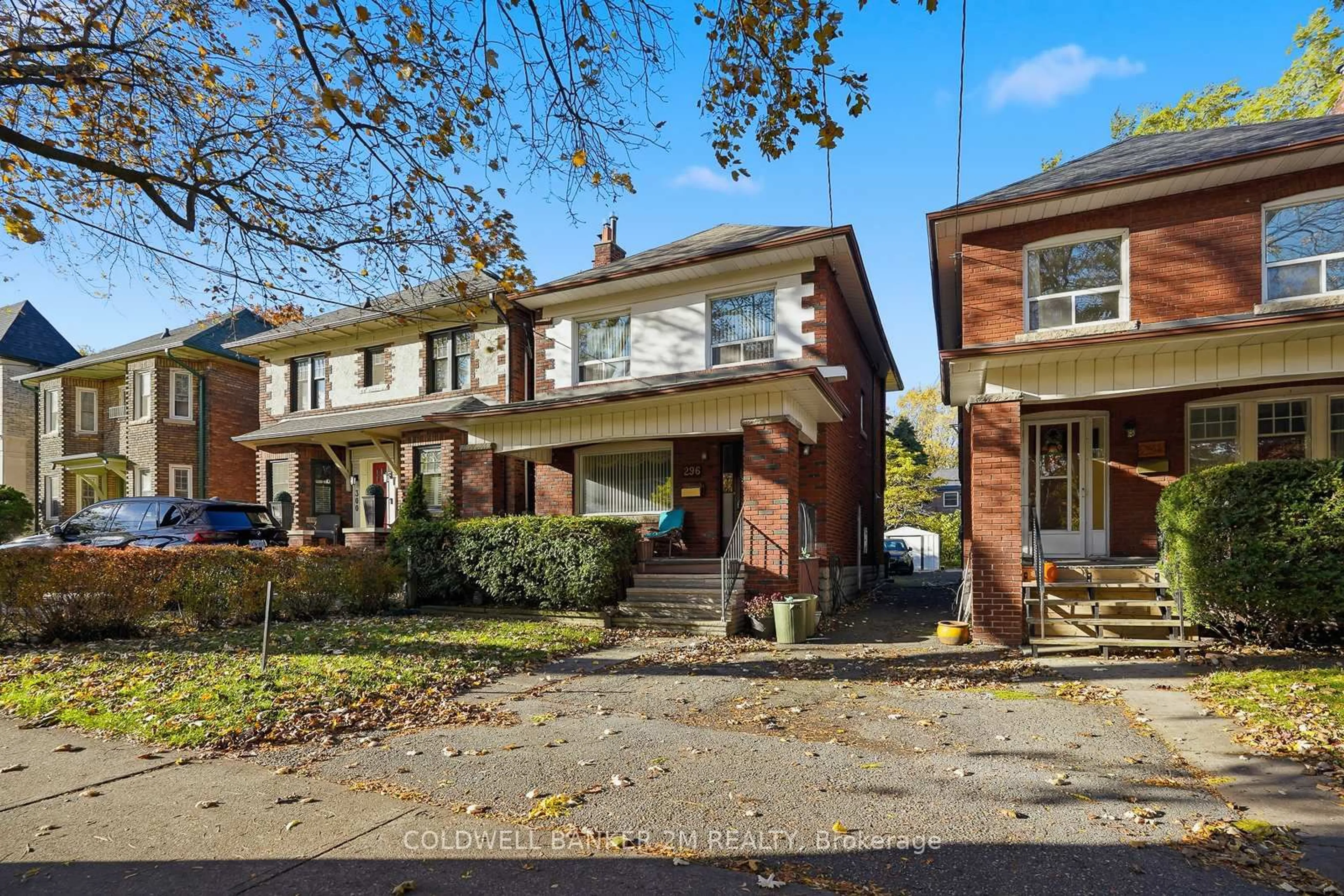Home with brick exterior material, street for 296 Briar Hill Ave, Toronto Ontario M4R 1J2