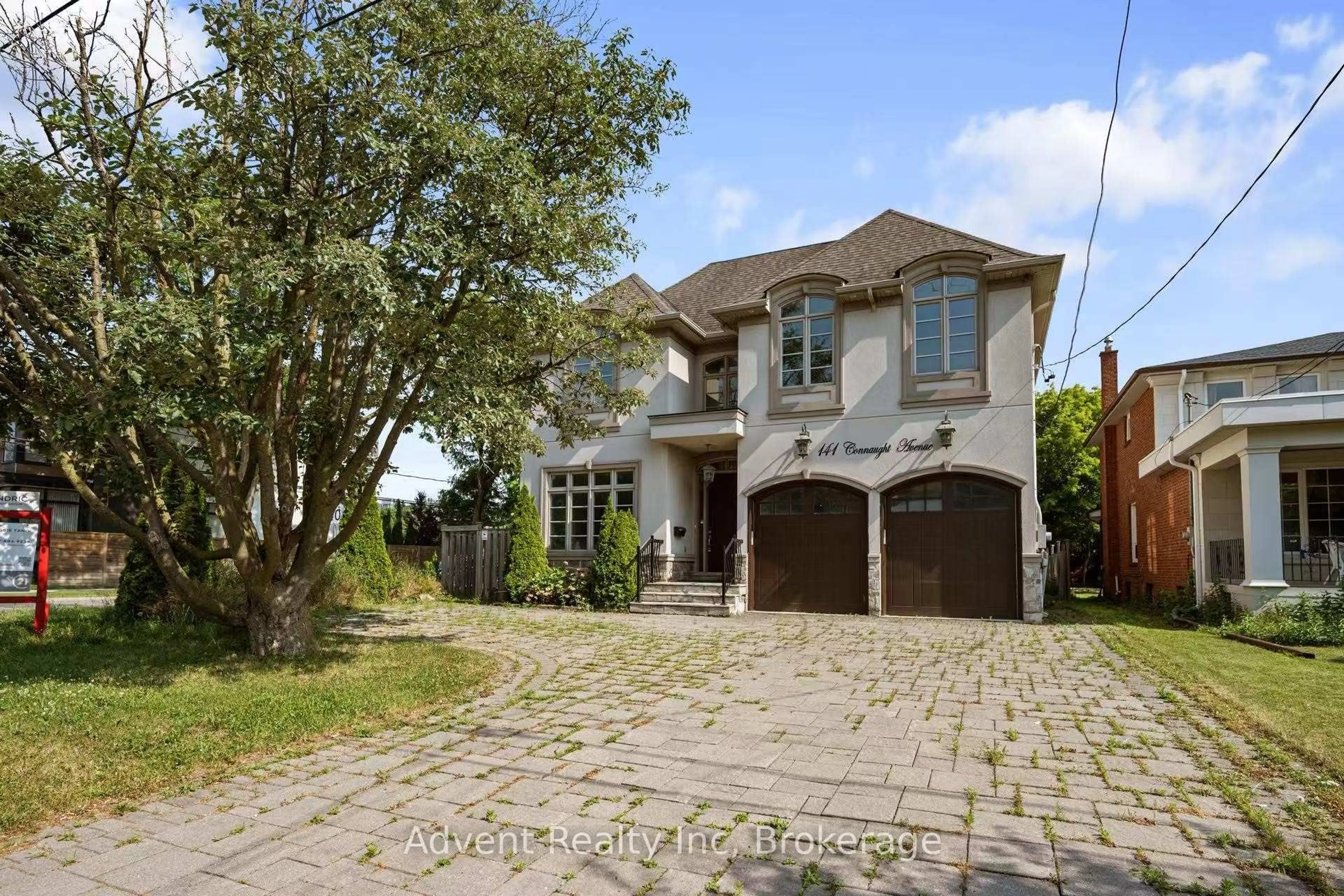 Home with brick exterior material, street for 141 Connaught Ave, Toronto Ontario M2M 1H3