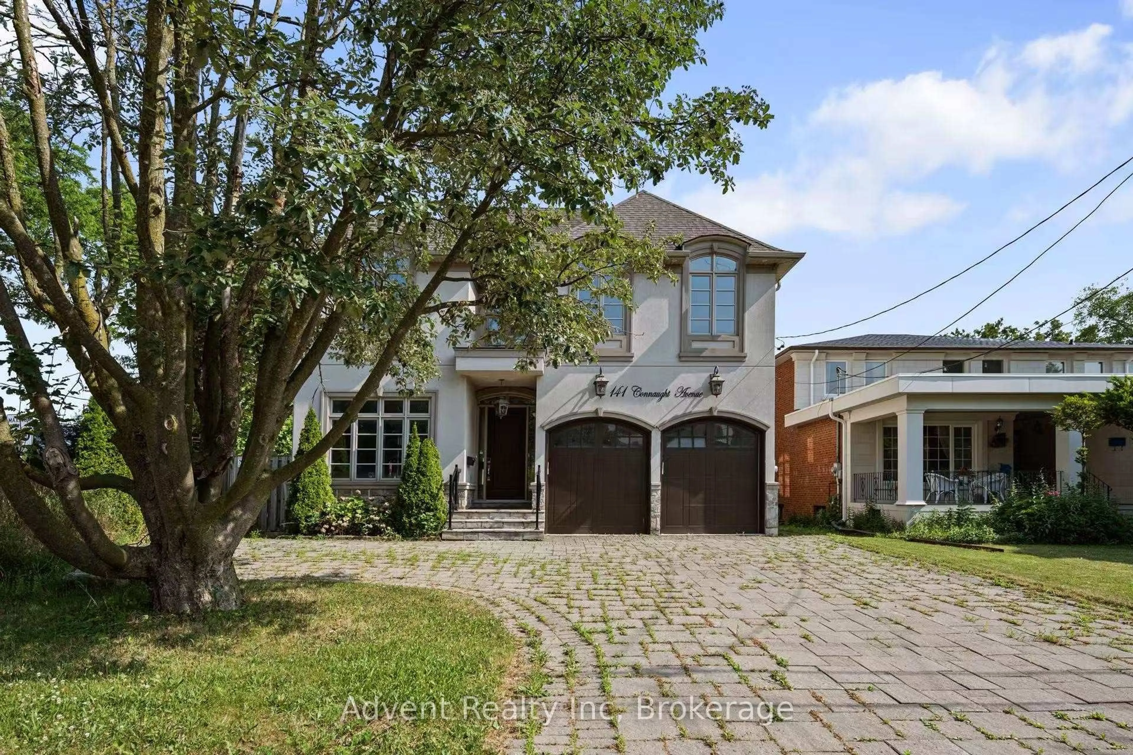 Home with brick exterior material, street for 141 Connaught Ave, Toronto Ontario M2M 1H3