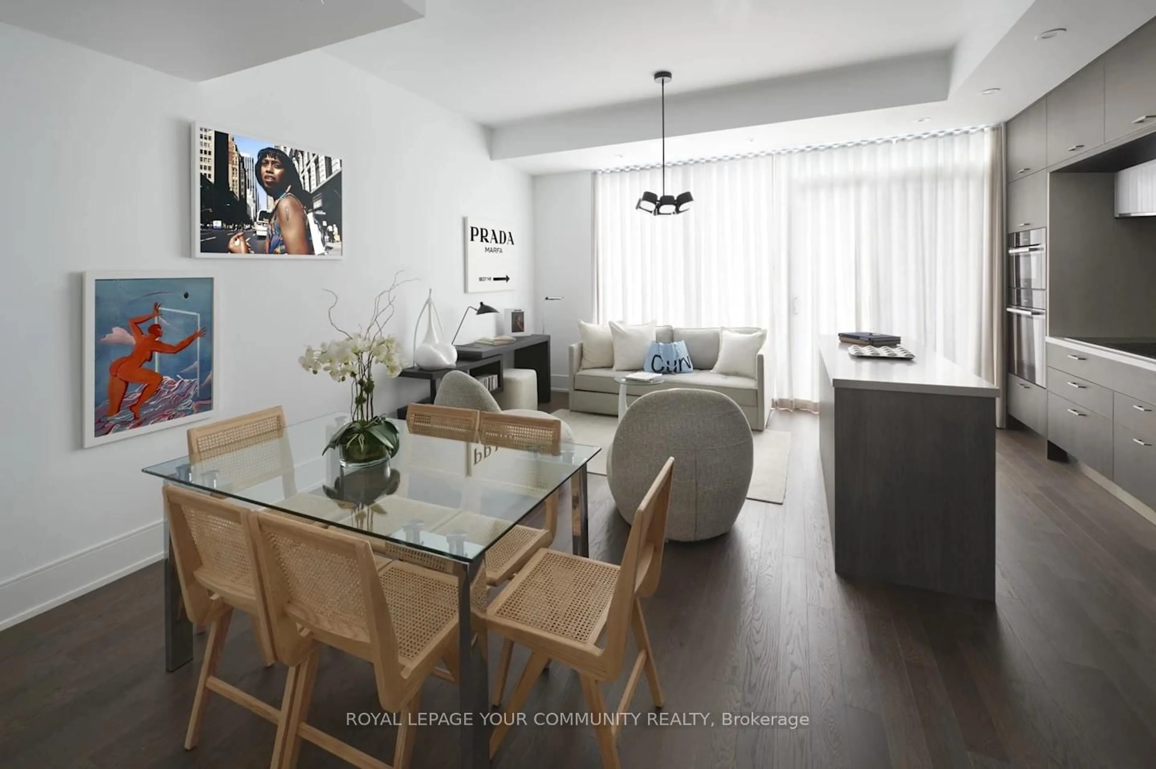 Living room with furniture, unknown for 480 Front St #501, Toronto Ontario M5V 0V5