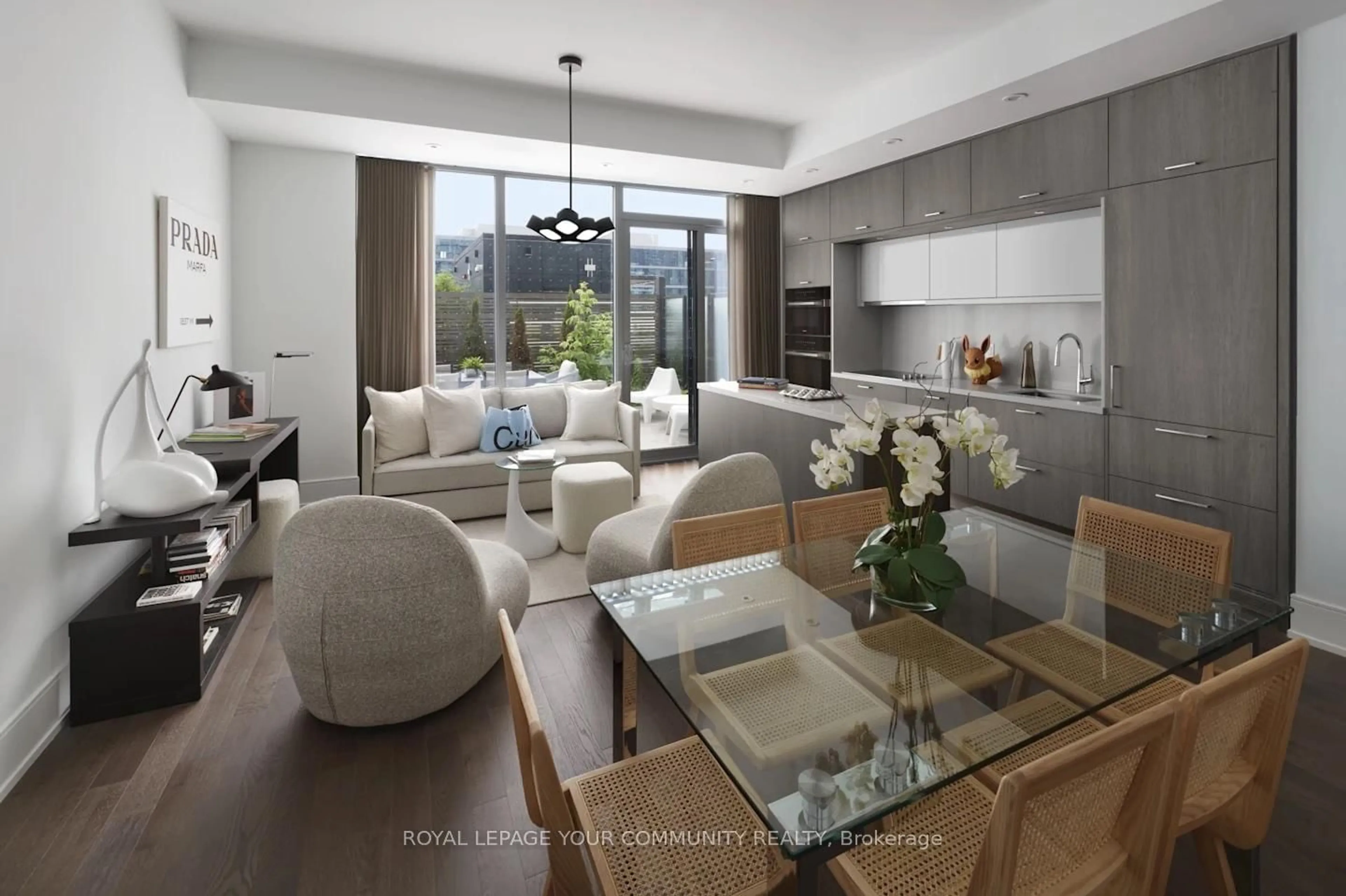 Living room with furniture, unknown for 480 Front St #501, Toronto Ontario M5V 0V5