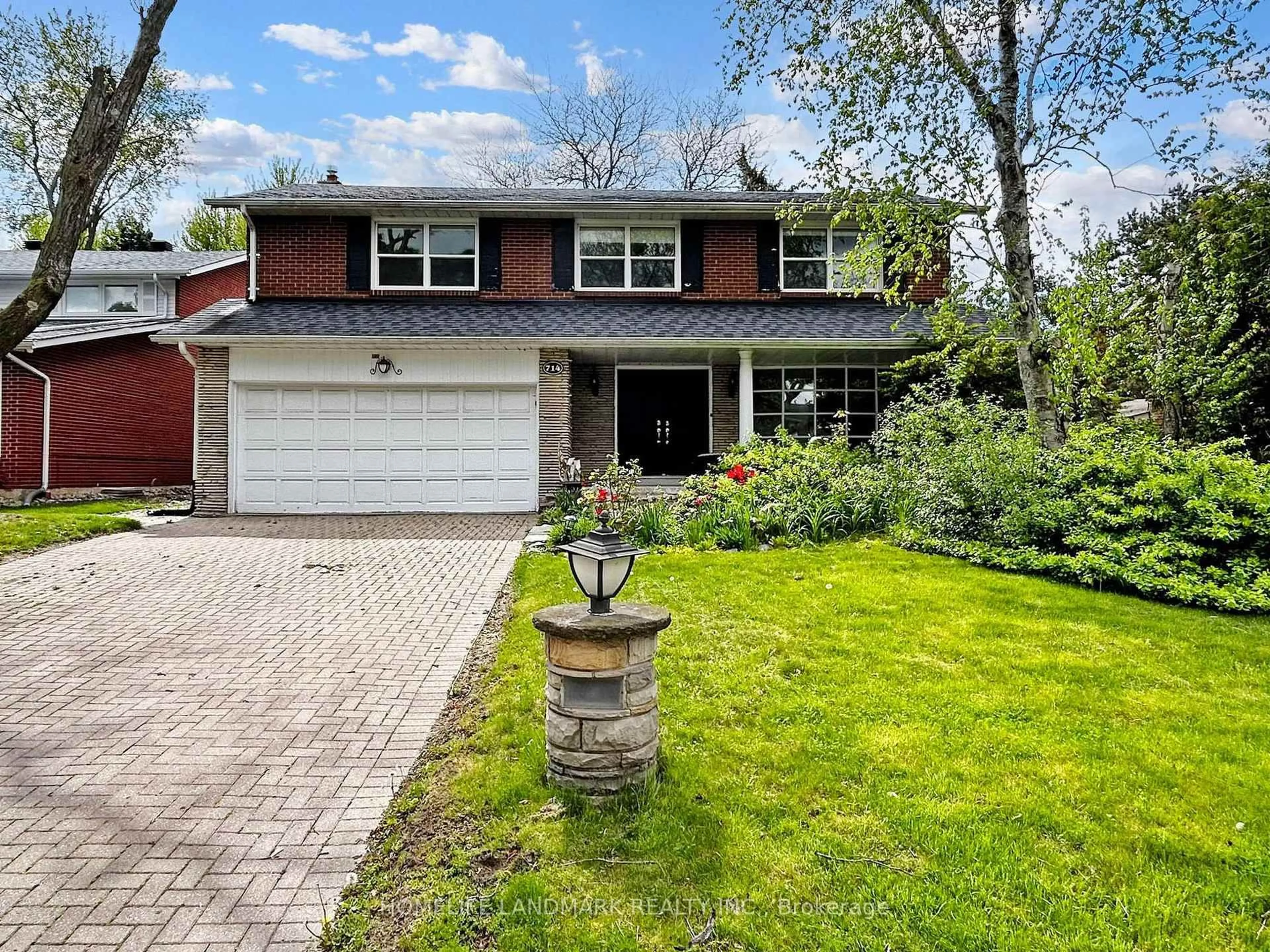 Home with brick exterior material, street for 714 Conacher Dr, Toronto Ontario M2M 3N6