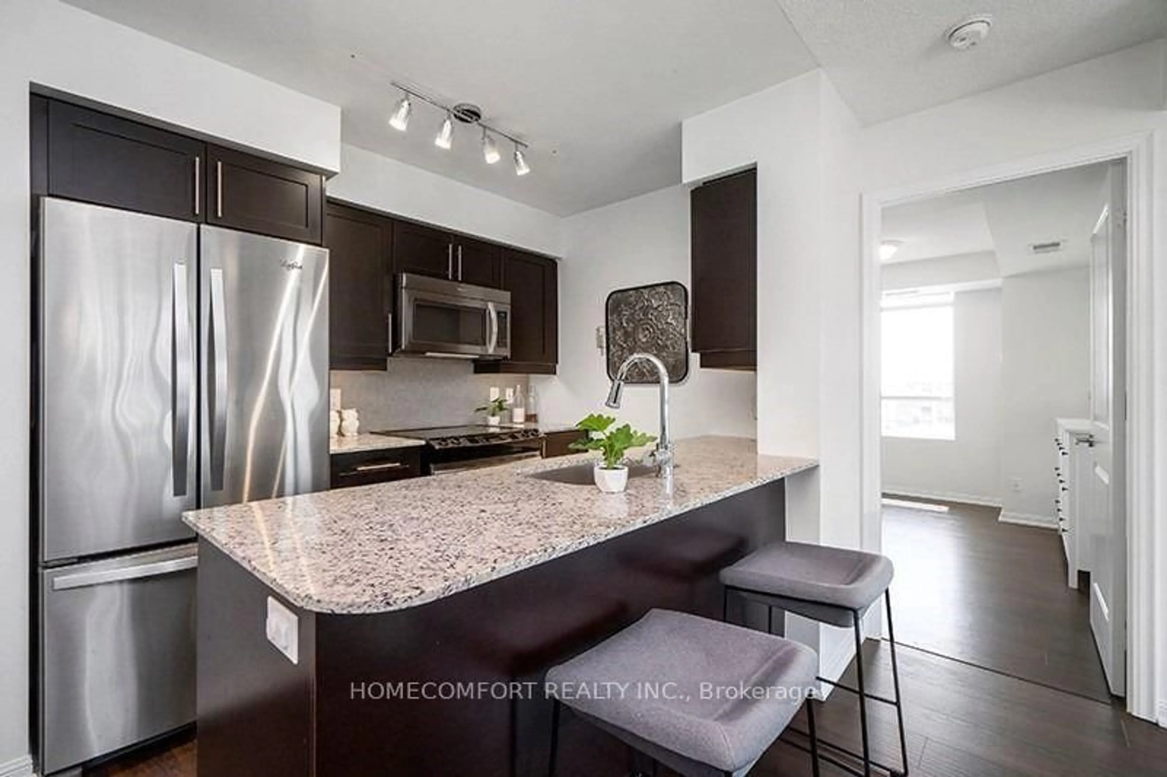 Open concept kitchen, unknown for 38 Grand Magazine St #2041, Toronto Ontario M5V 0B1