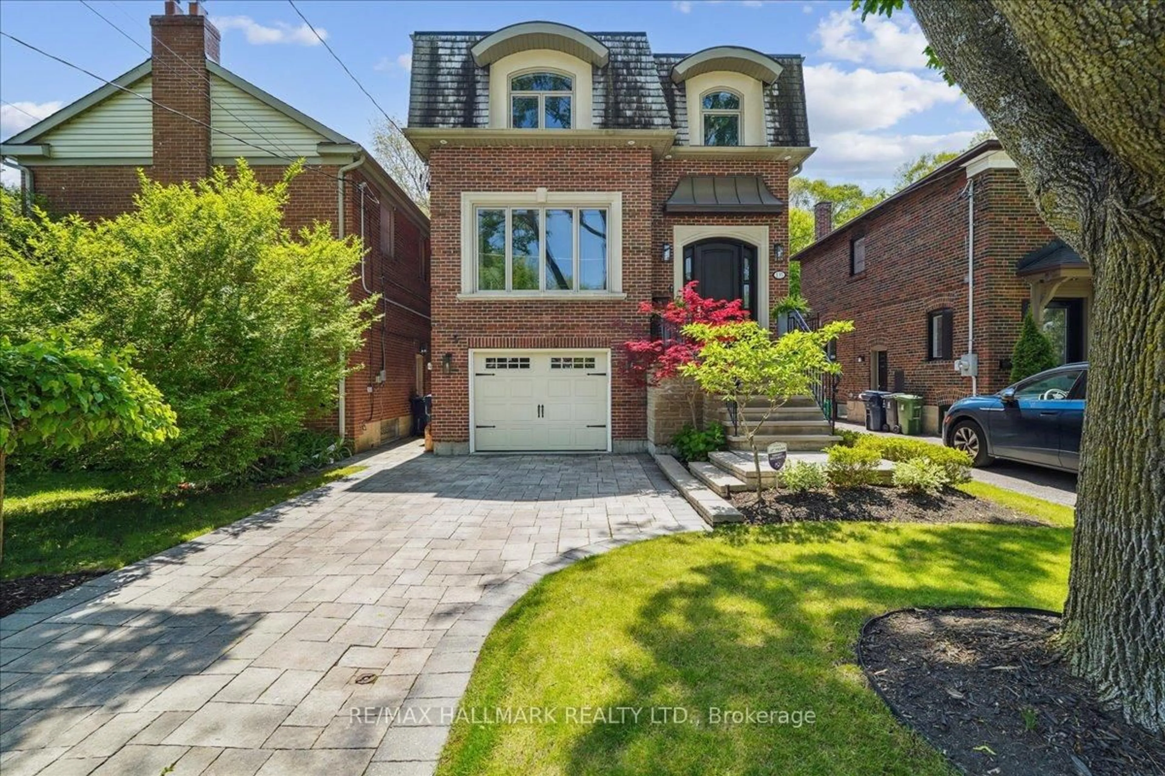 Home with brick exterior material, street for 135 Glenvale Blvd, Toronto Ontario M4G 2W1