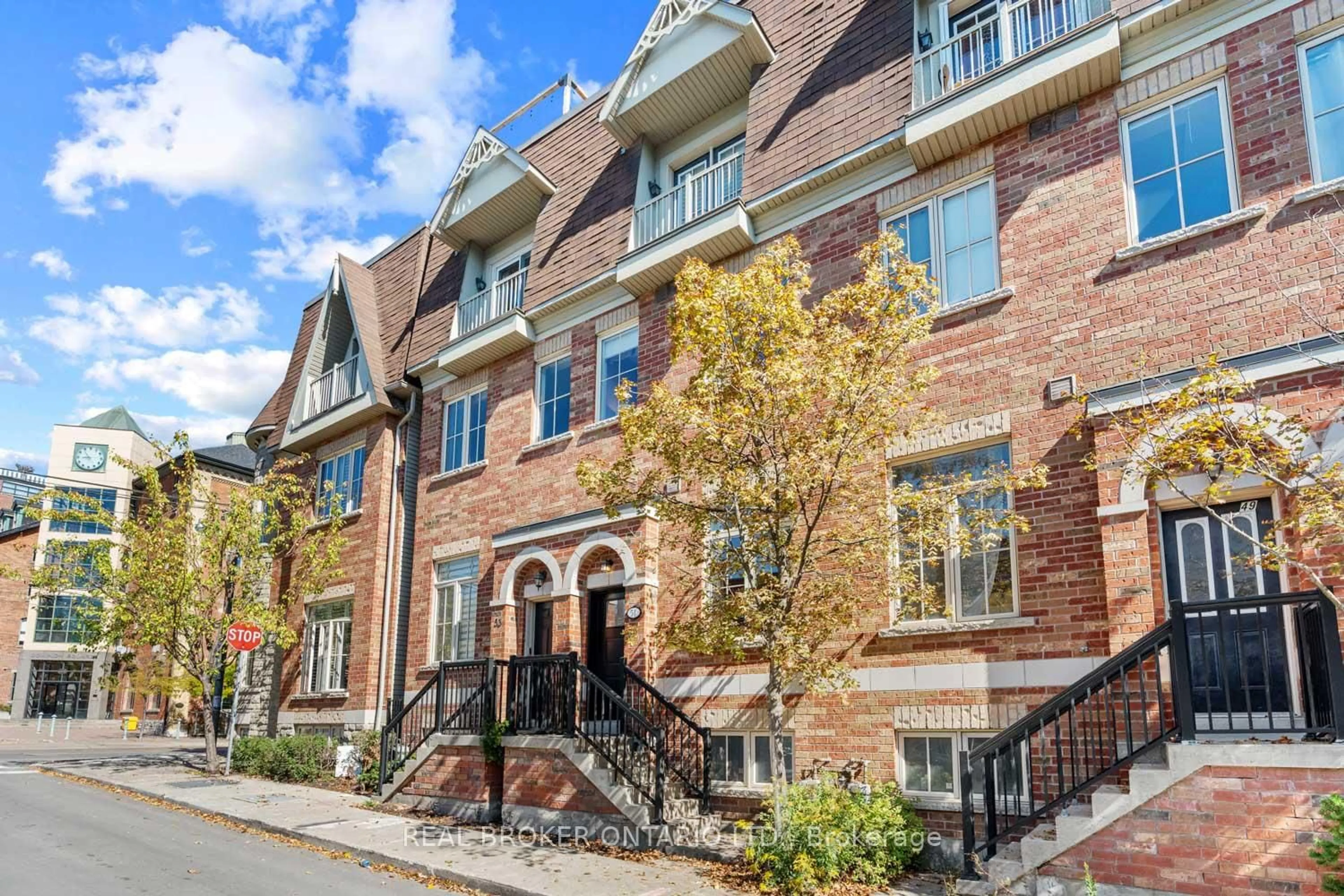 Home with brick exterior material, street for 51 St Paul St, Toronto Ontario M5A 3H2