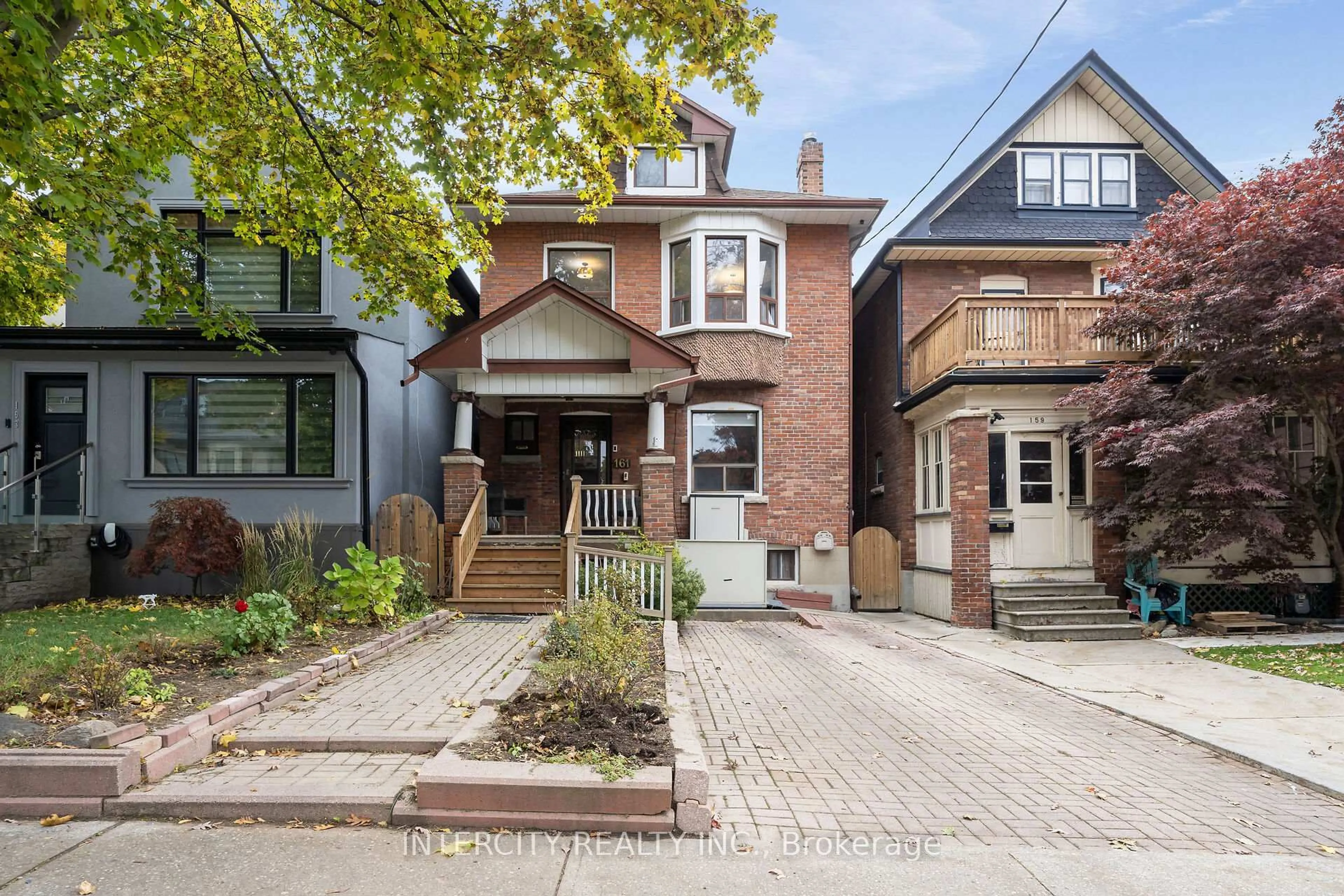 Home with brick exterior material, street for 161 Wychwood Ave, Toronto Ontario M6C 2T4