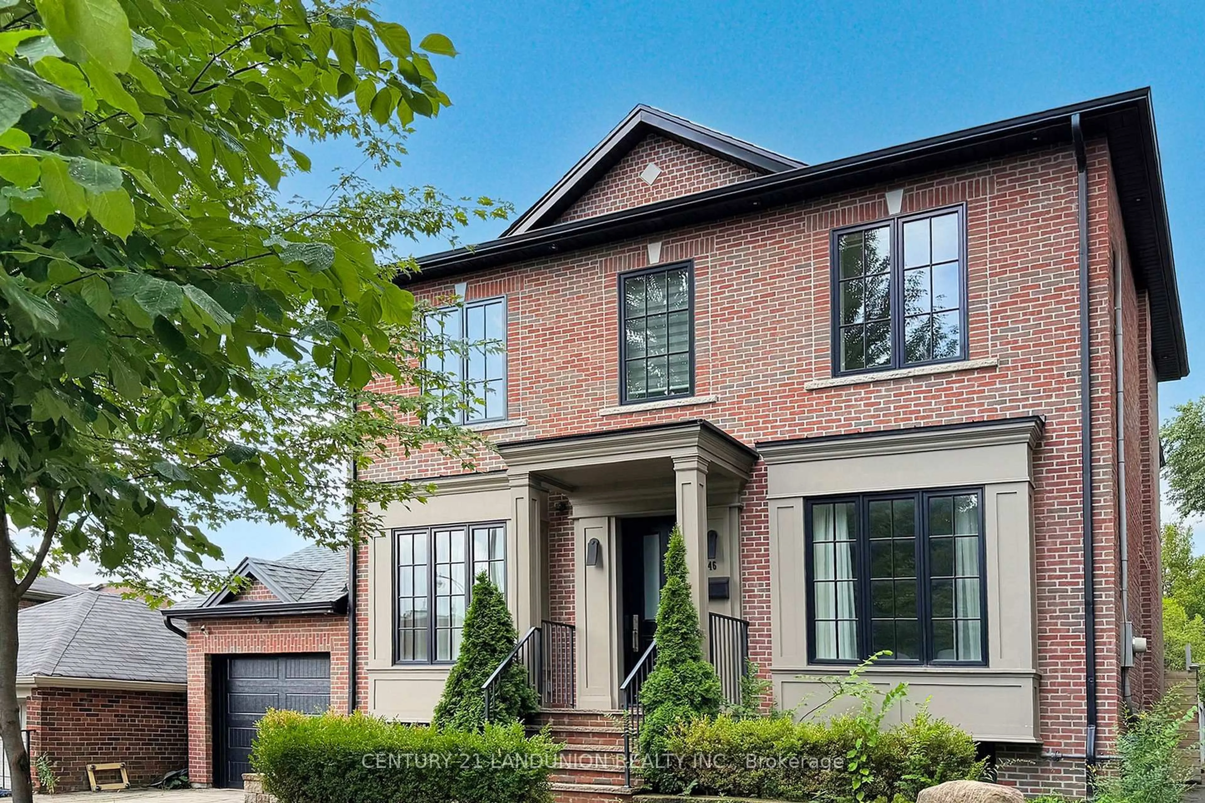 Home with brick exterior material, street for 46 Elmsthorpe Ave, Toronto Ontario M5P 2L7