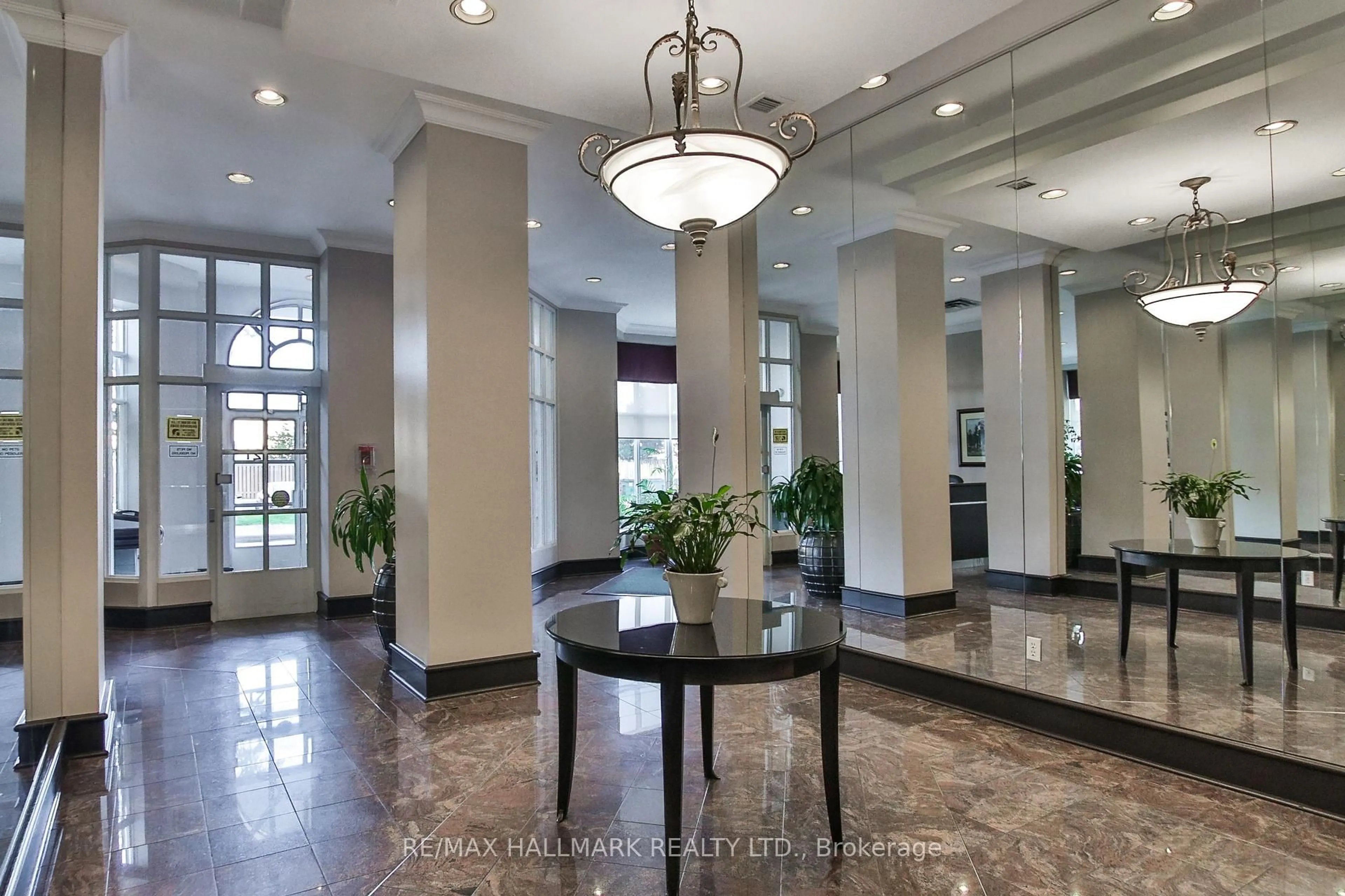 Lobby for 21 Overlea Blvd #1103, Toronto Ontario M4H 1P2