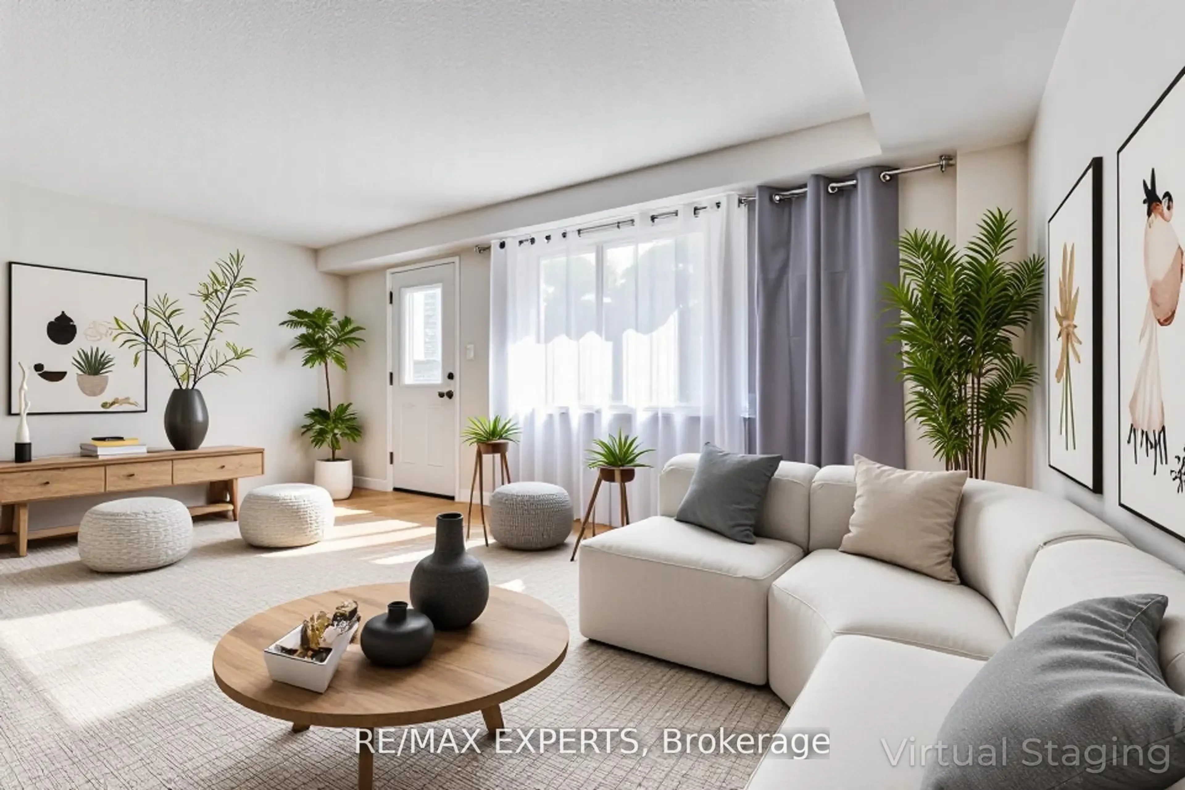 Living room with furniture, unknown for 23 Thimble Berry Way, Toronto Ontario M2H 3K6