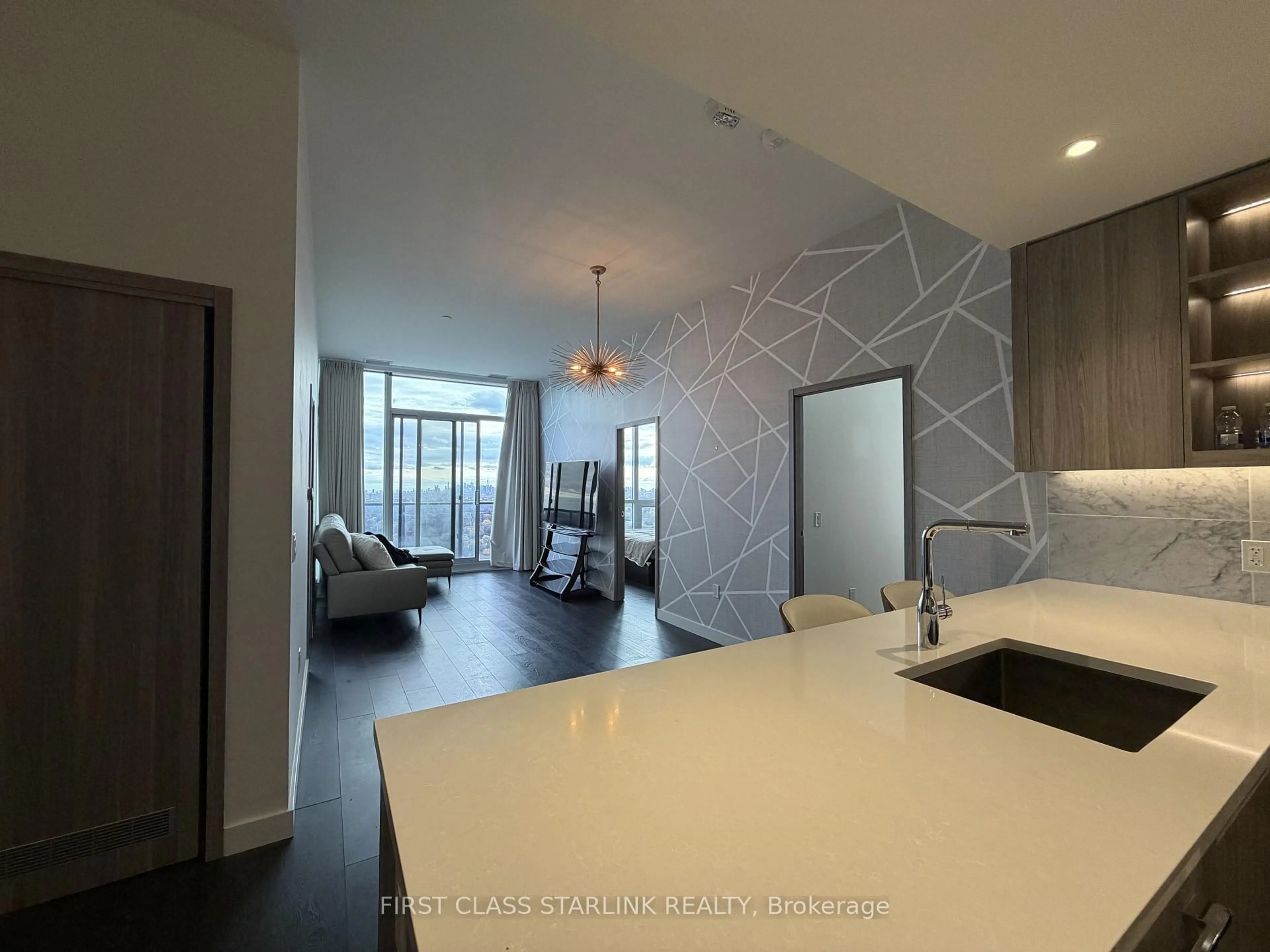 Open concept kitchen, unknown for 85 Mcmahon Dr #3803, Toronto Ontario M2K 0H1