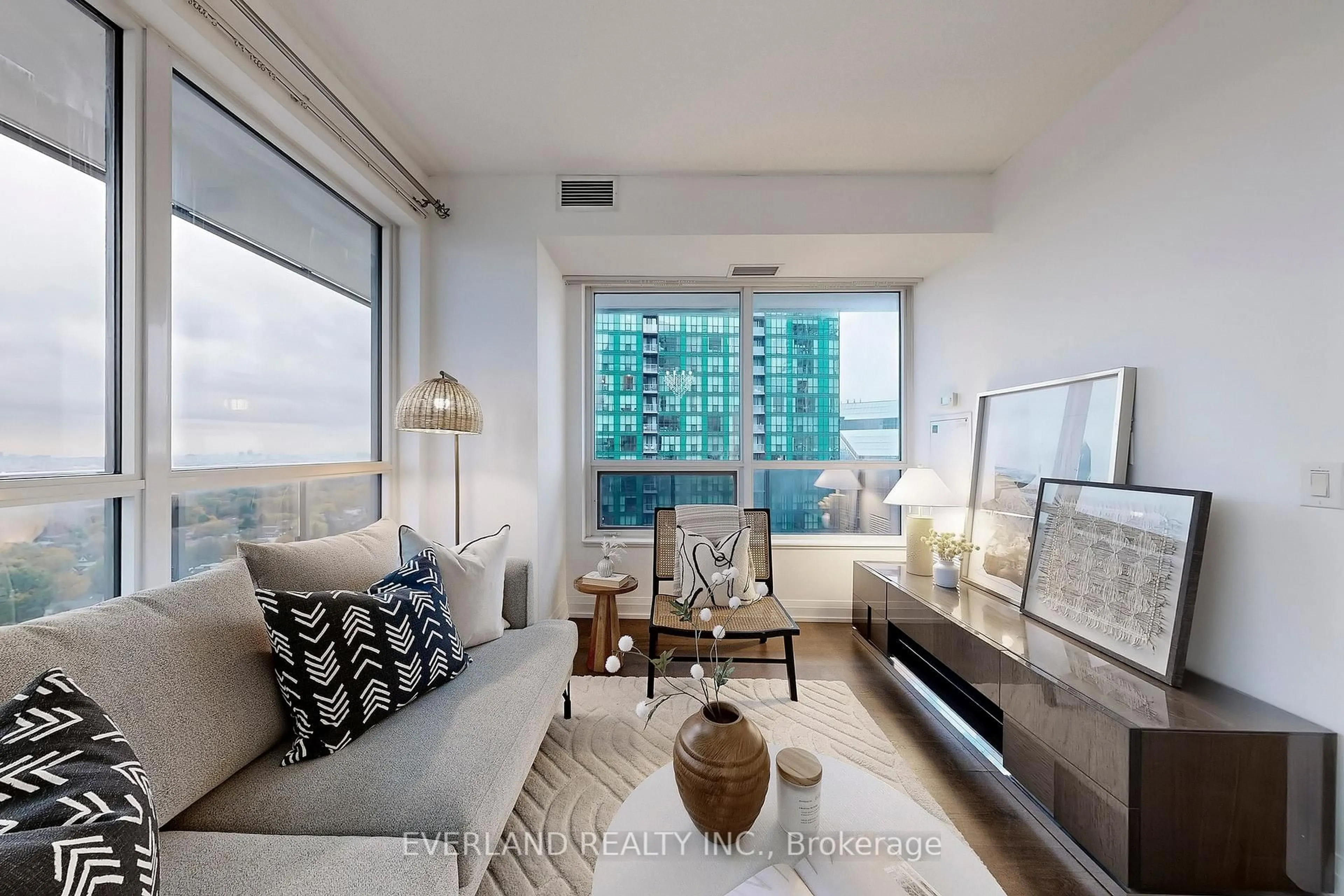 Living room with furniture, unknown for 2 Anndale Dr #2710, Toronto Ontario M2N 0G5