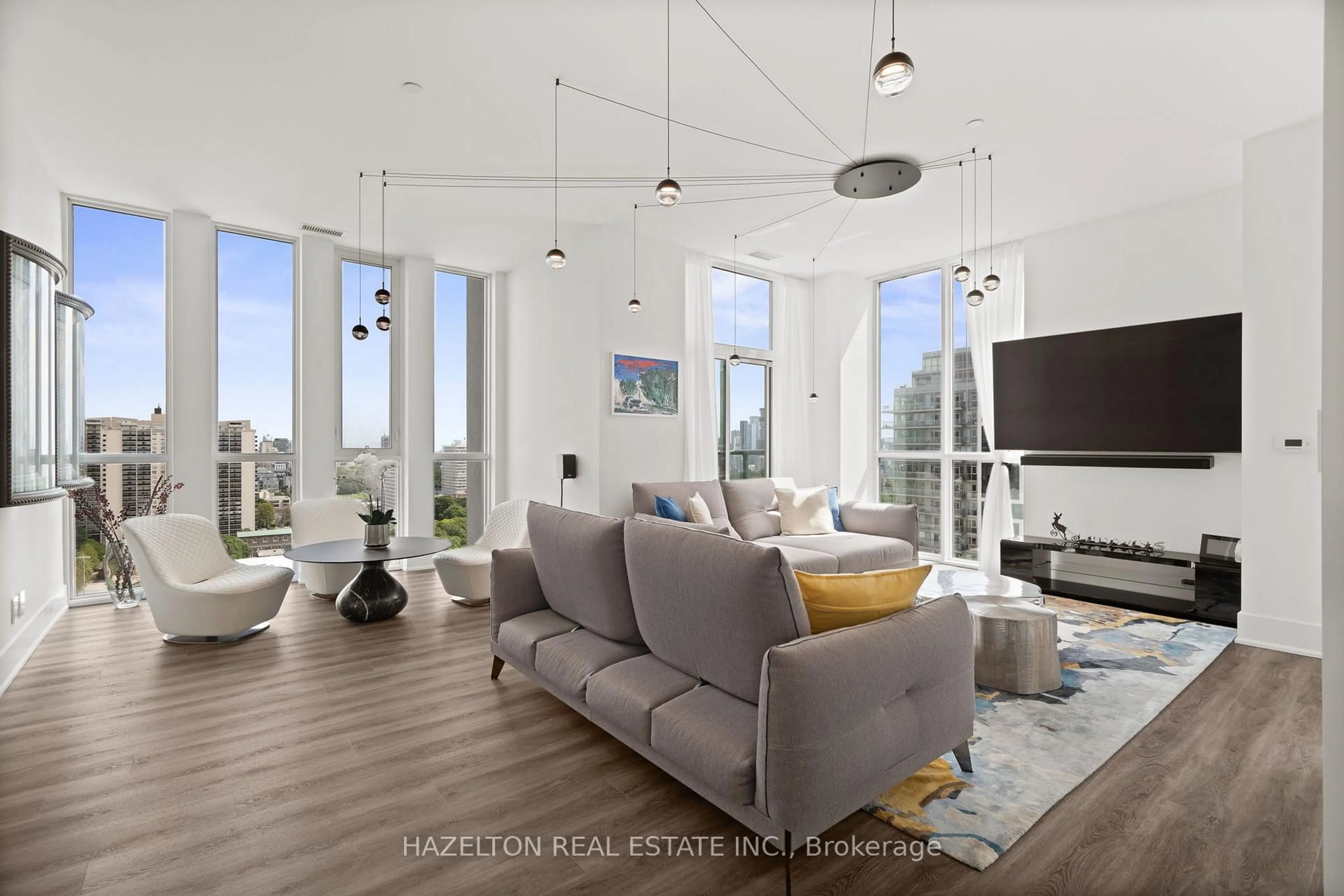 Living room with furniture, unknown for 1486 Bathurst St #1802, Toronto Ontario M5P 3G9