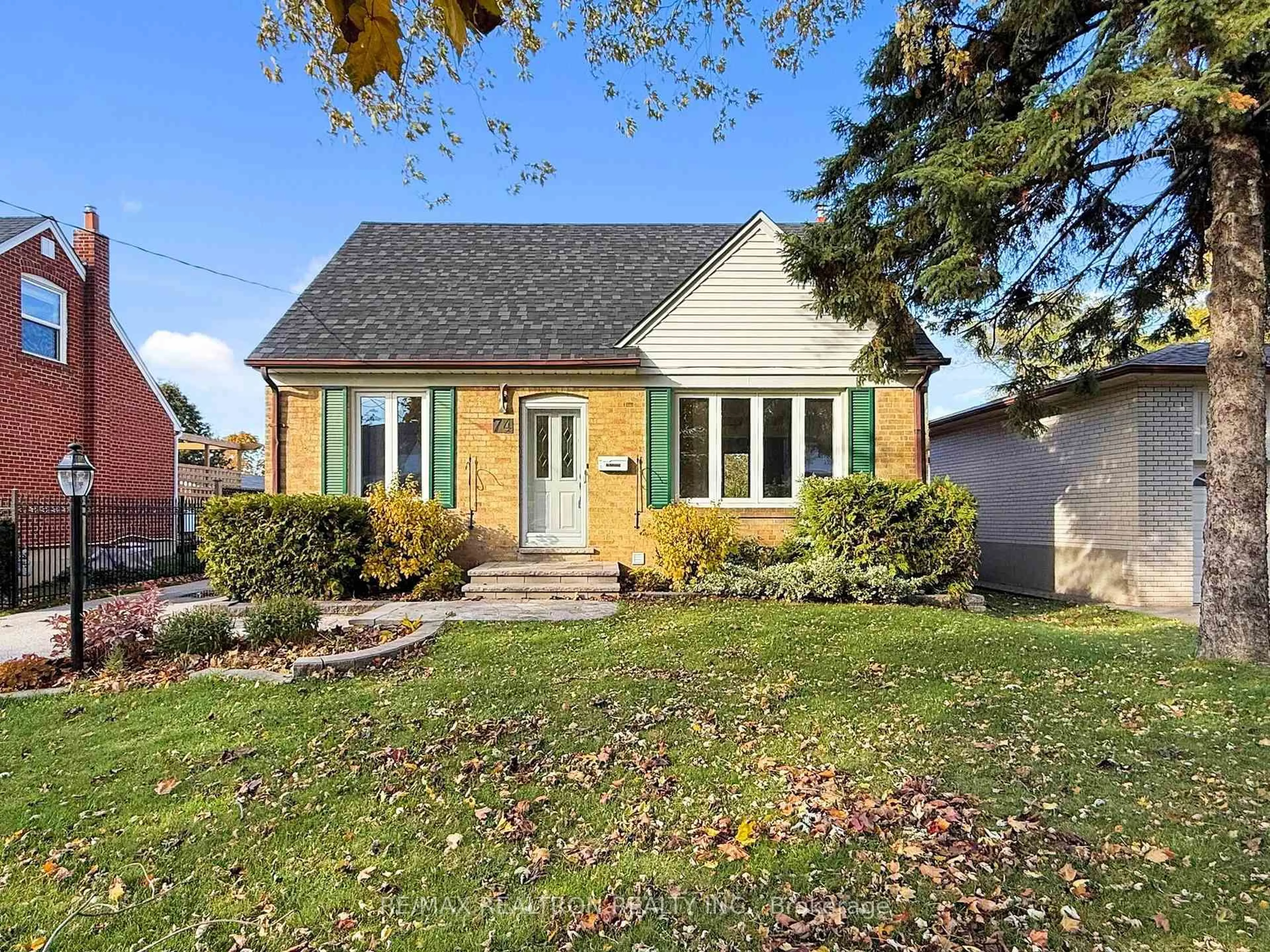 Home with brick exterior material, street for 74 Goulding Ave, Toronto Ontario M2M 1L2