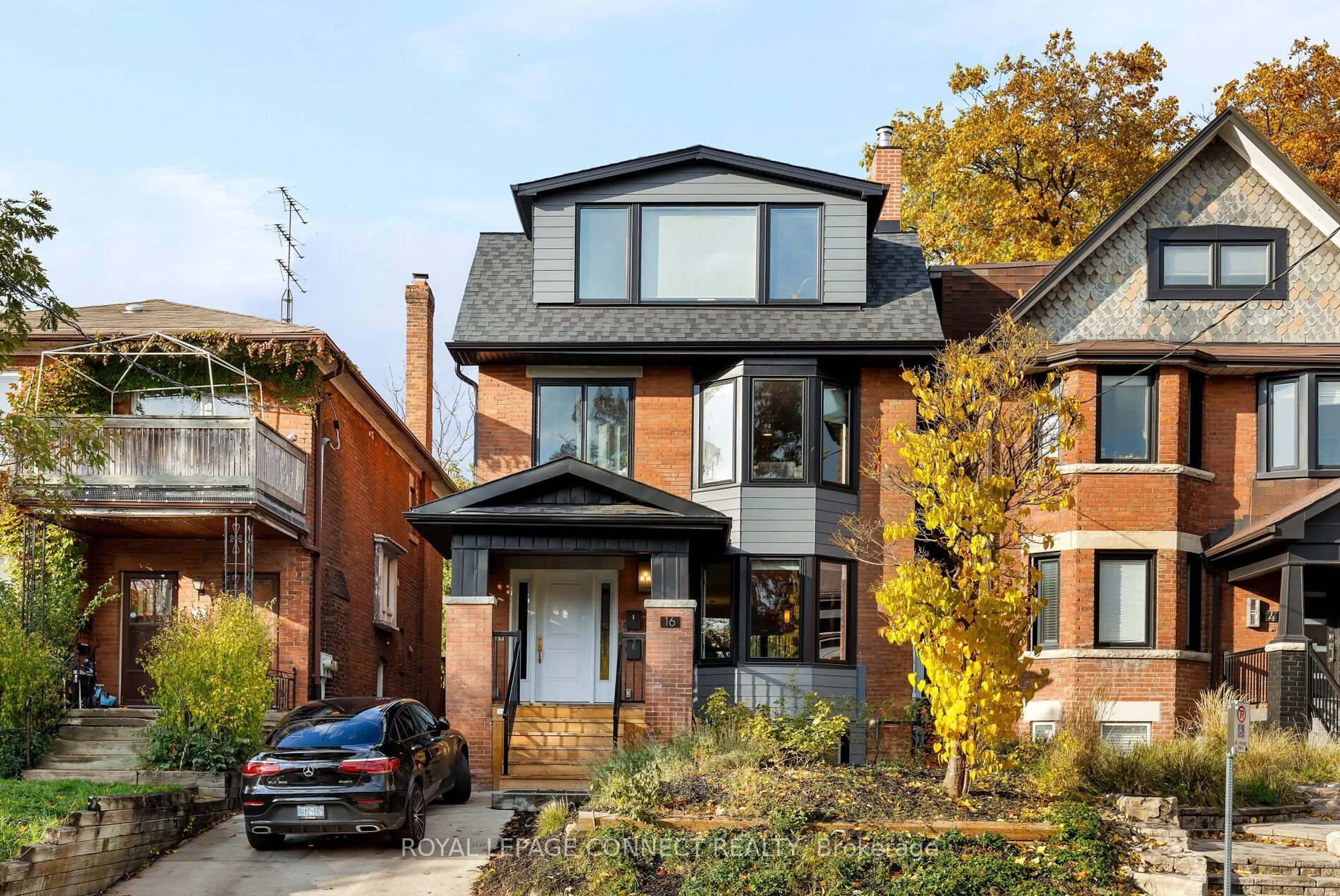 Home with brick exterior material, street for 16 Rosemount Ave, Toronto Ontario M6H 2M1