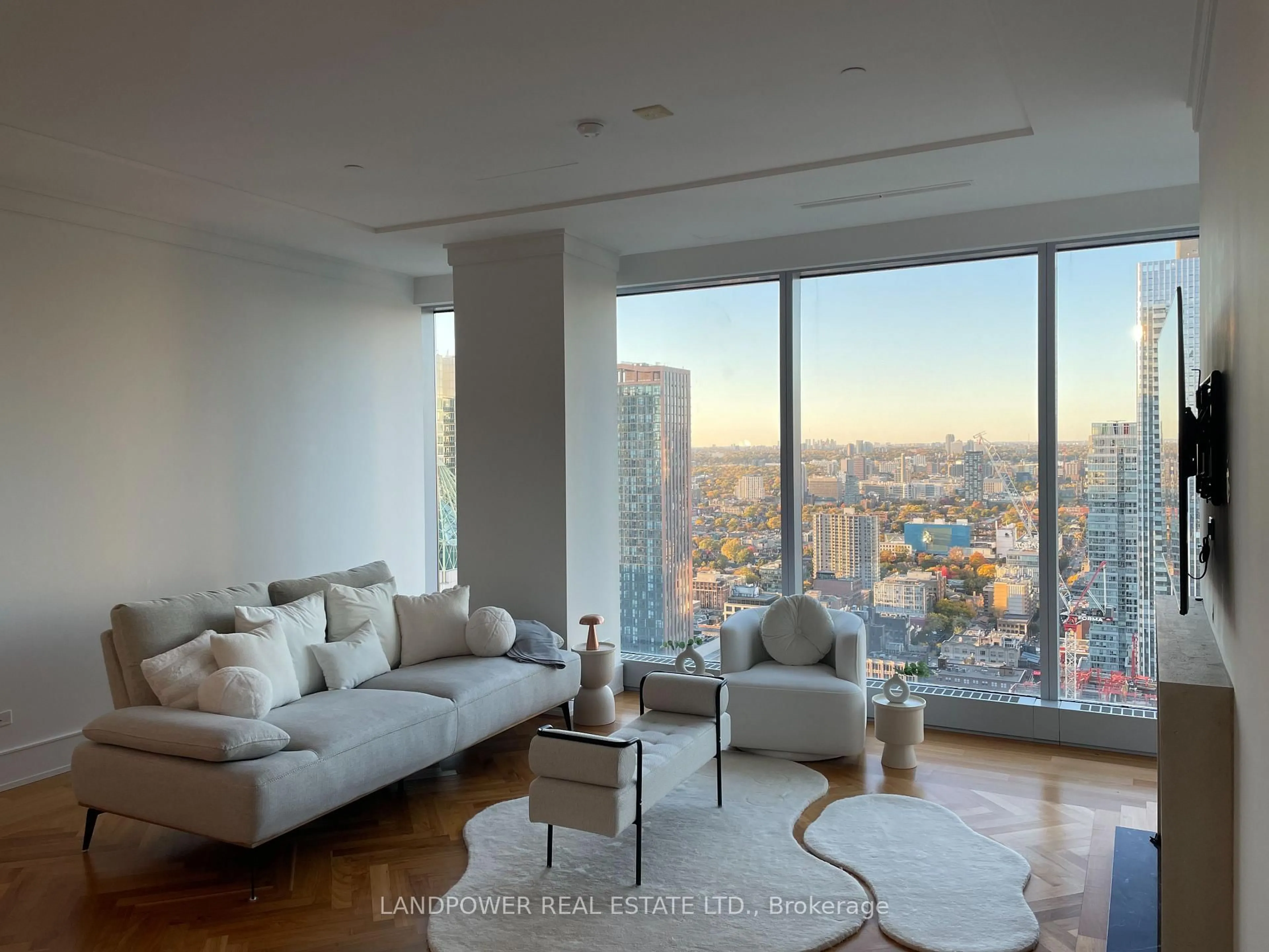 Living room with furniture, unknown for 183 Wellington St #3702, Toronto Ontario M5V 0A1