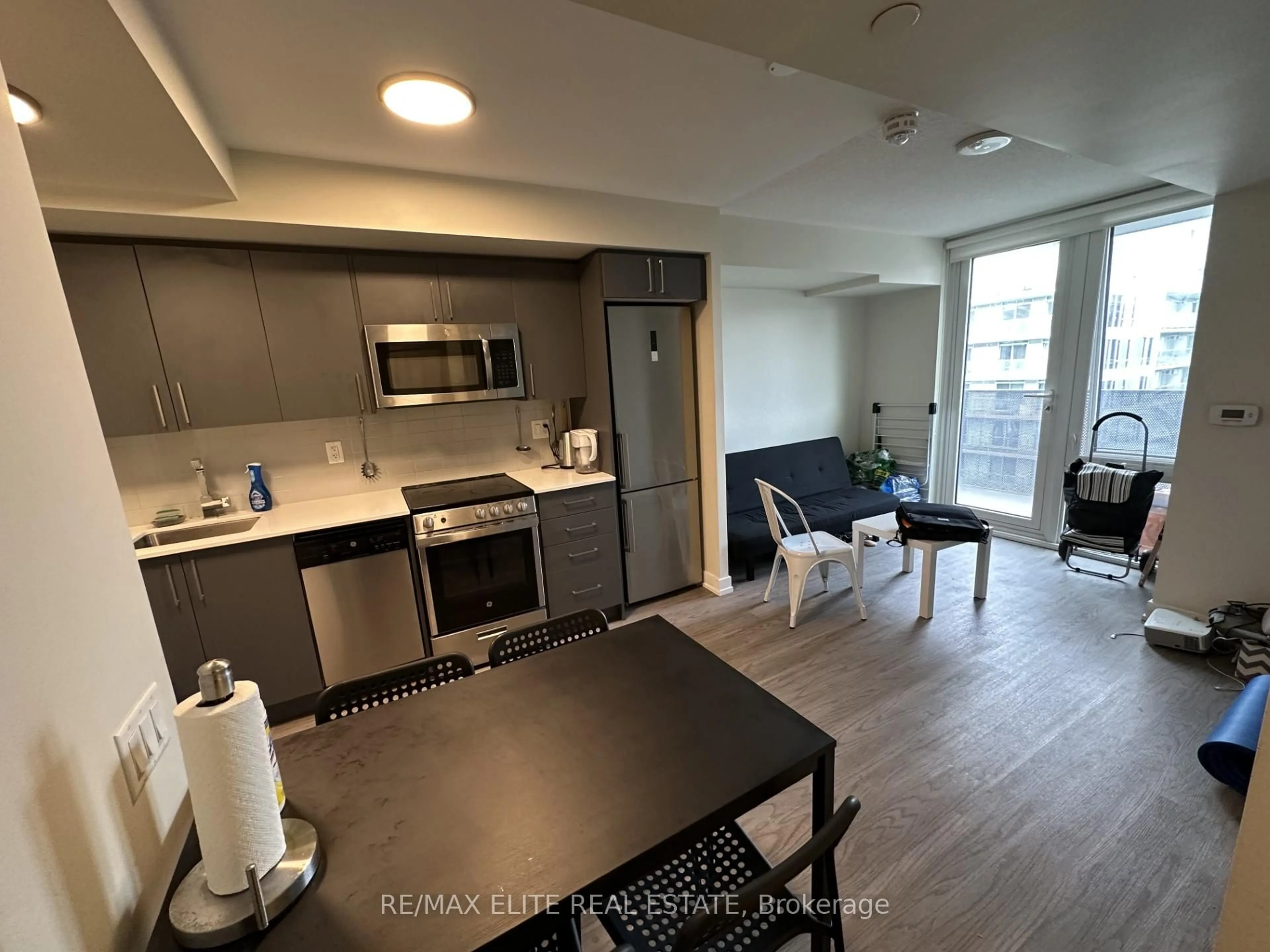 Open concept kitchen, unknown for 38 Monte Kwinter Crt #1202, Toronto Ontario M3H 0E2