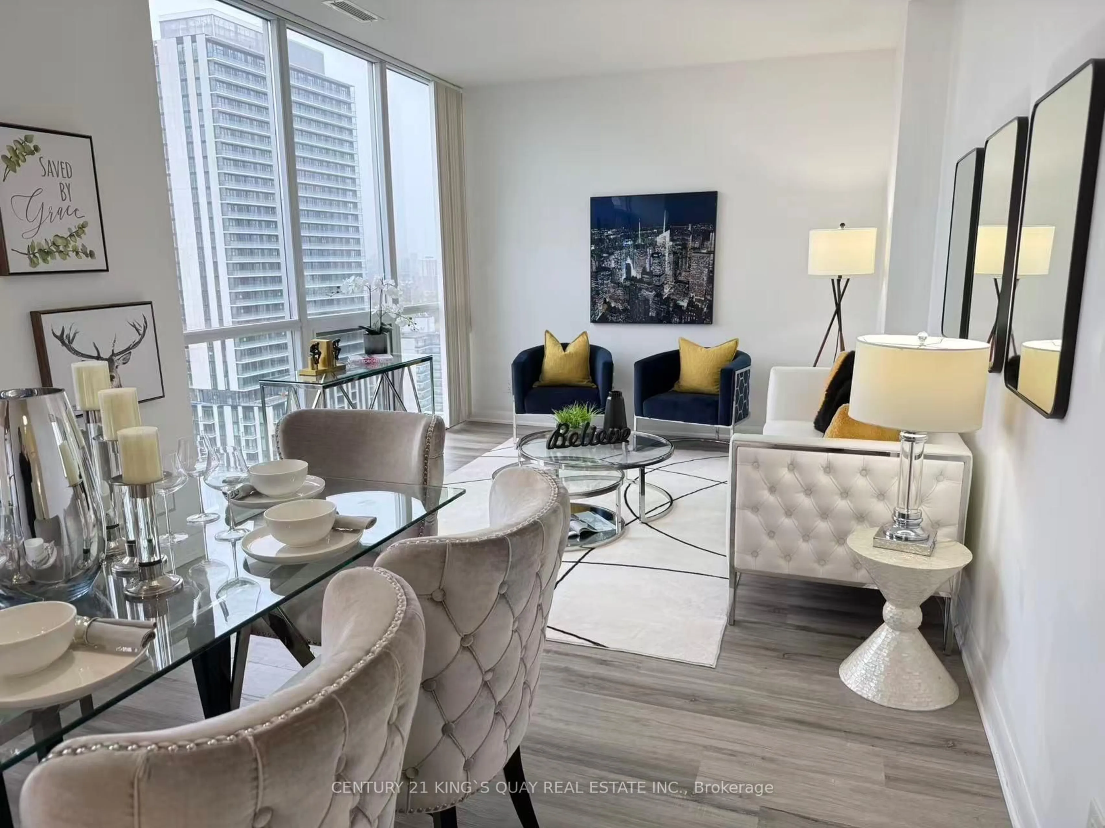 Living room with furniture, unknown for 5793 Yonge St #PH106, Toronto Ontario M2M 0A9