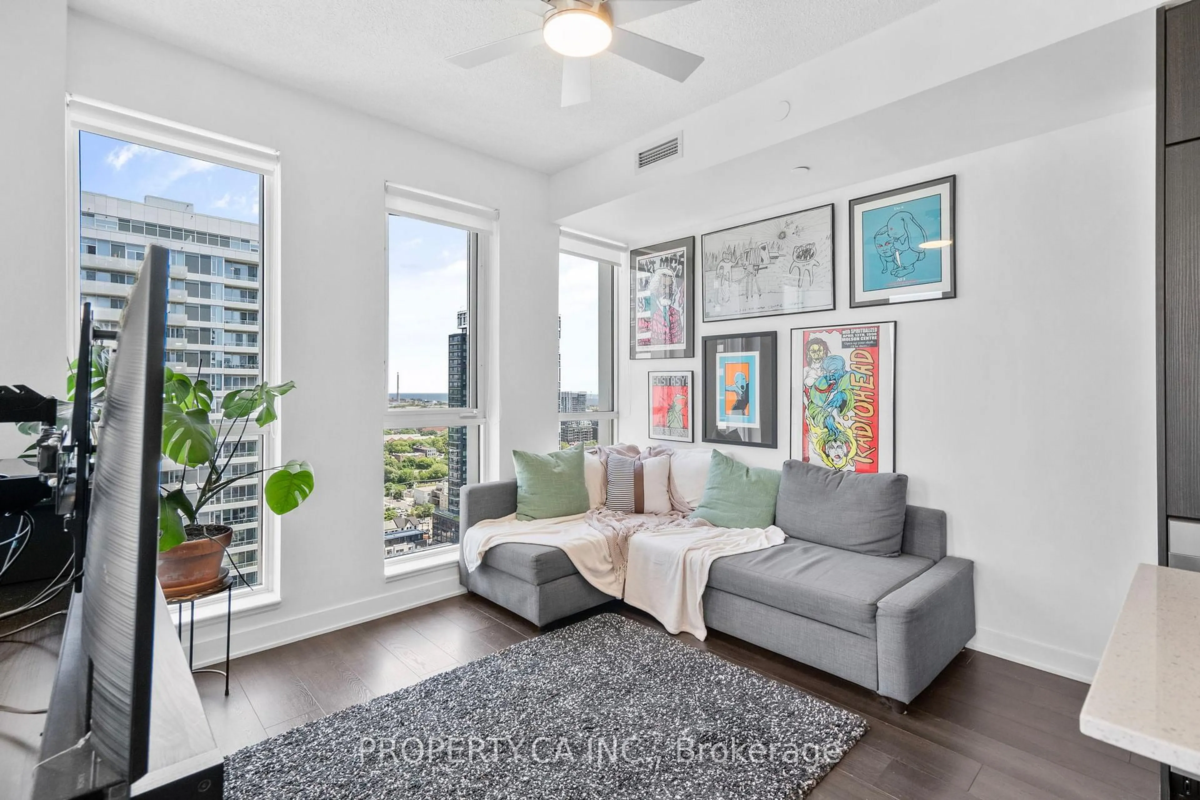 Living room with furniture, unknown for 170 Sumach St #2212, Toronto Ontario M5A 0C3