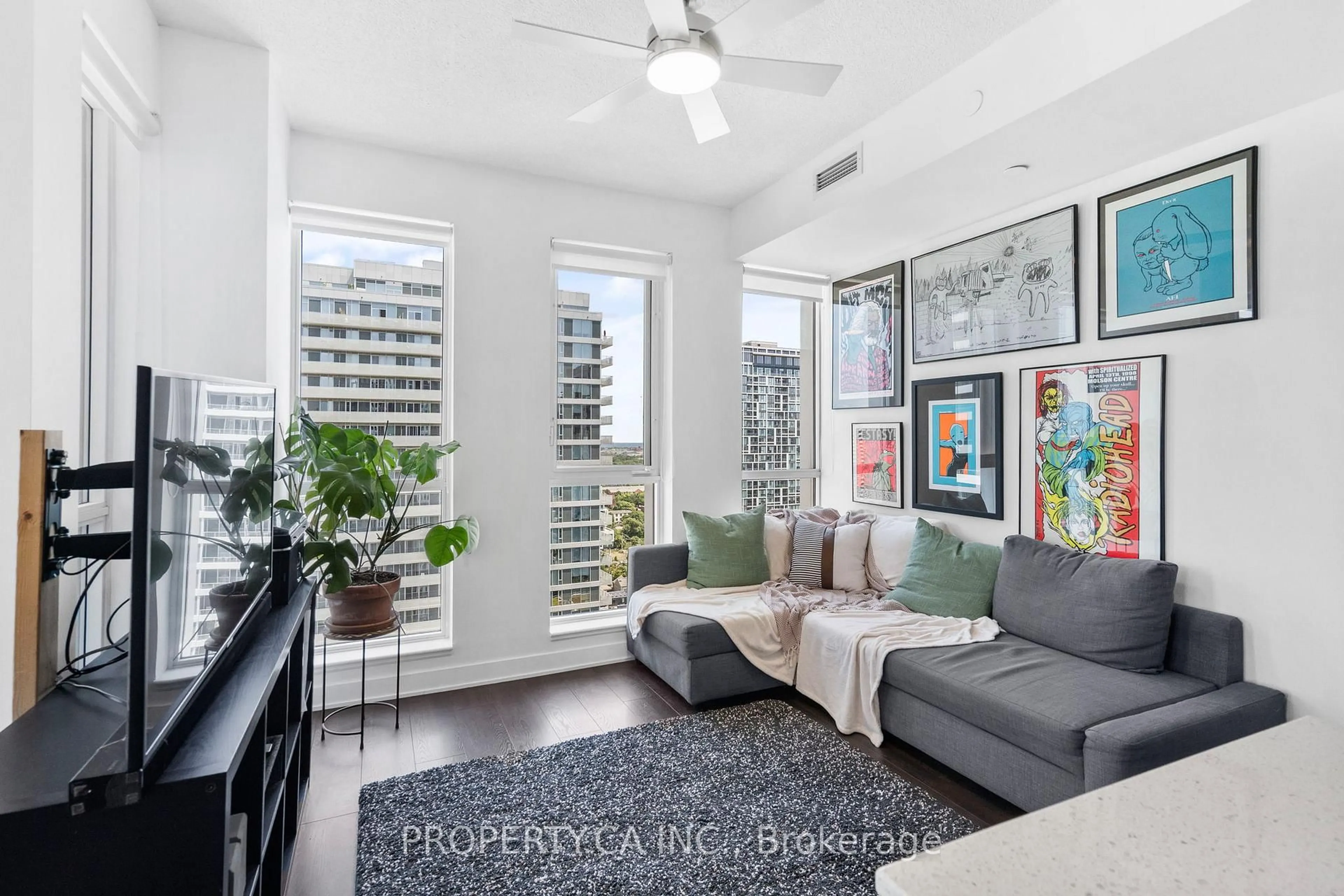 Living room with furniture, unknown for 170 Sumach St #2212, Toronto Ontario M5A 0C3