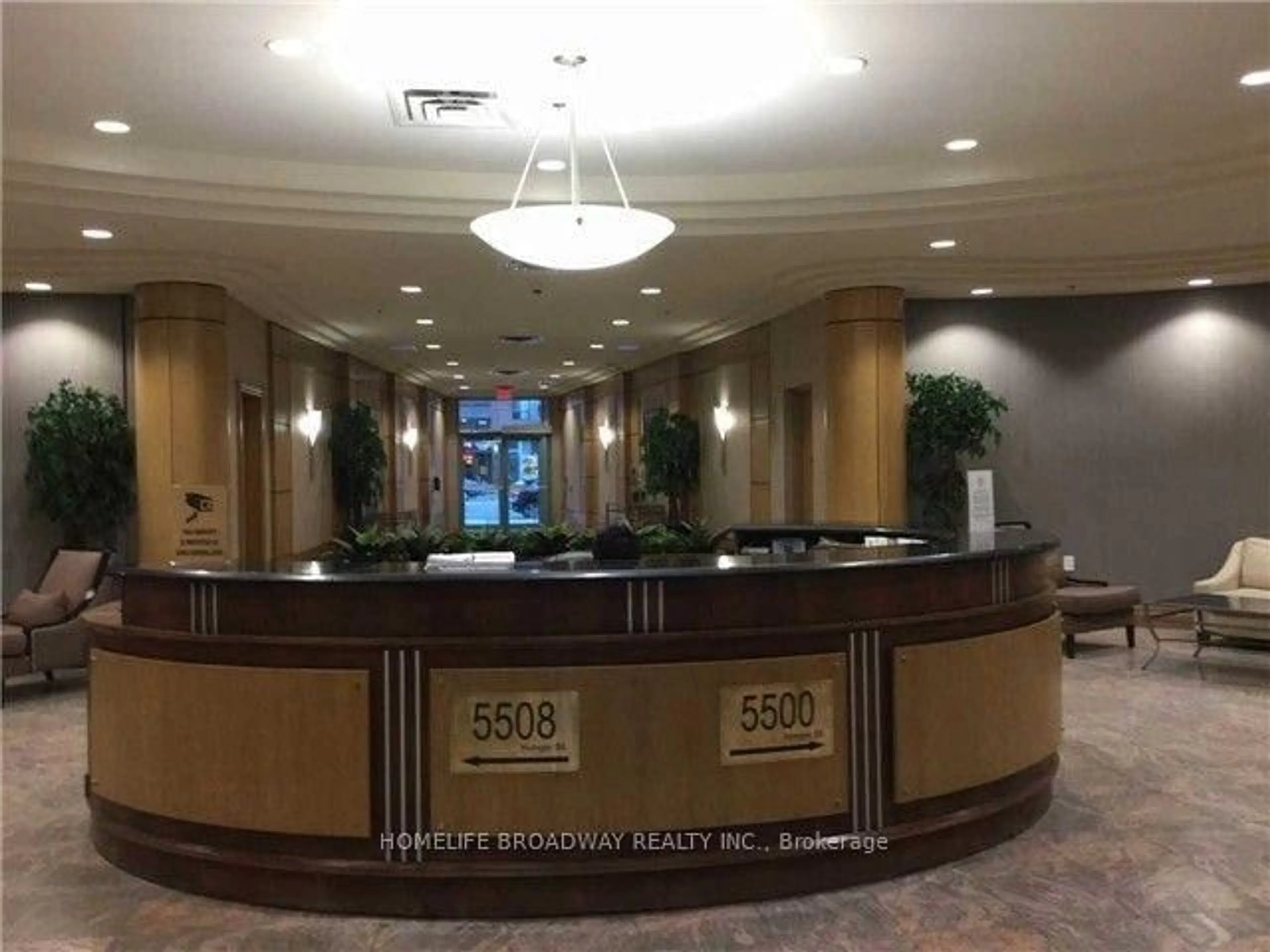 Lobby for 5500 Yonge St #411, Toronto Ontario M2N 7L1