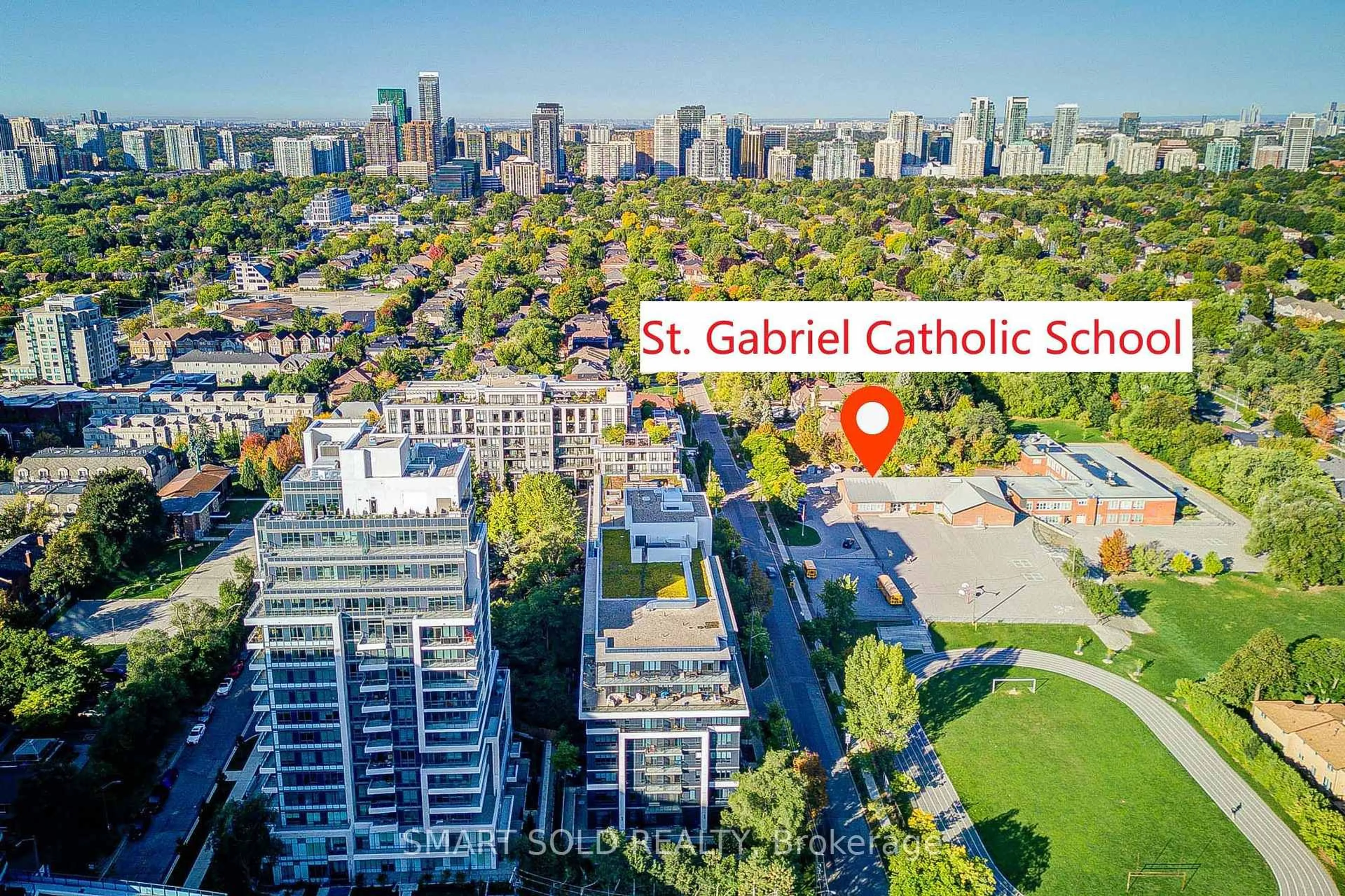 A pic from outside/outdoor area/front of a property/back of a property/a pic from drone, street for 399 Spring Garden Ave #624, Toronto Ontario M2N 3H6